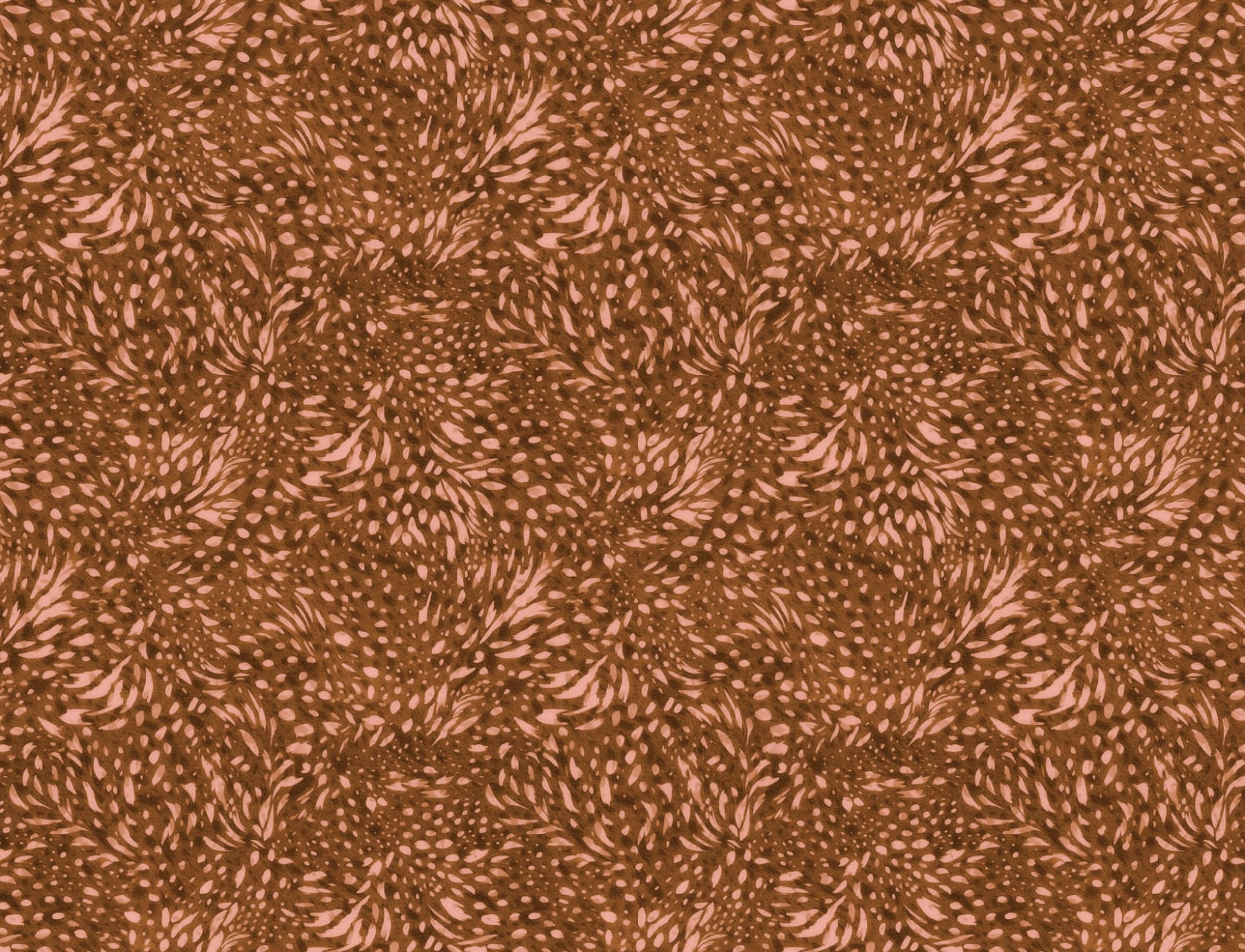 Brown Abstract Pattern Animal Print Mural