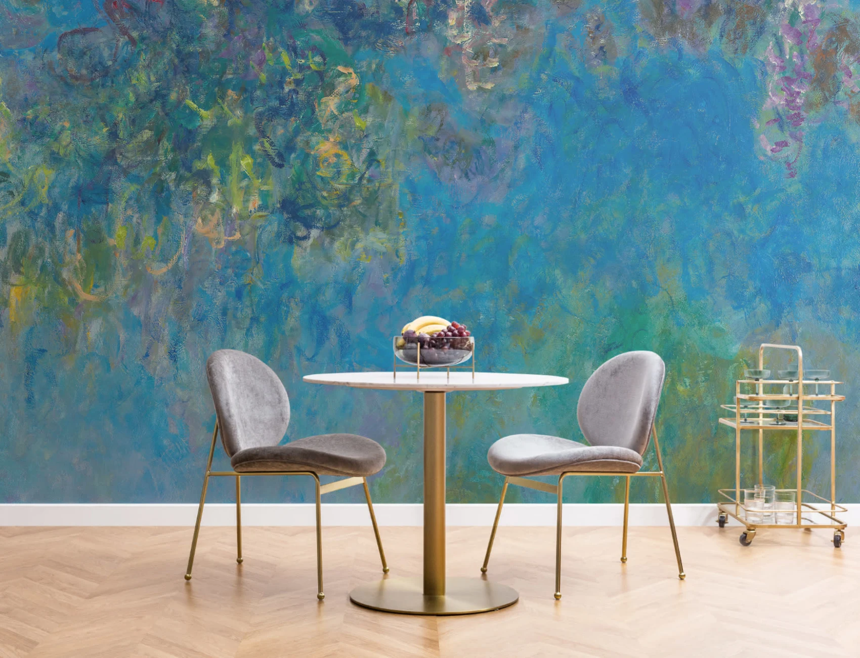 Wisteria by Monet Wallpaper Mural