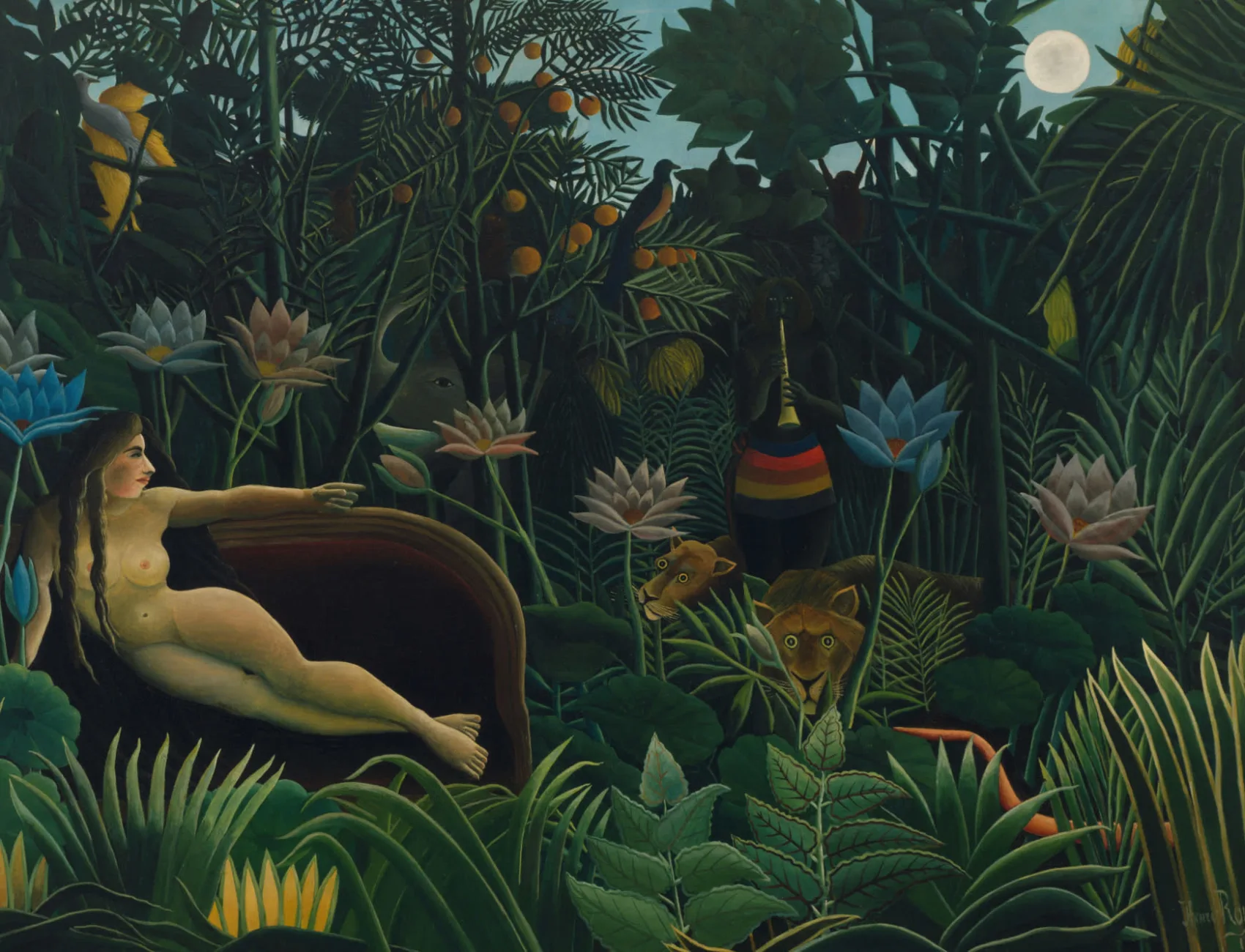 Carta da Parati Il Sogno di Henri Rousseau