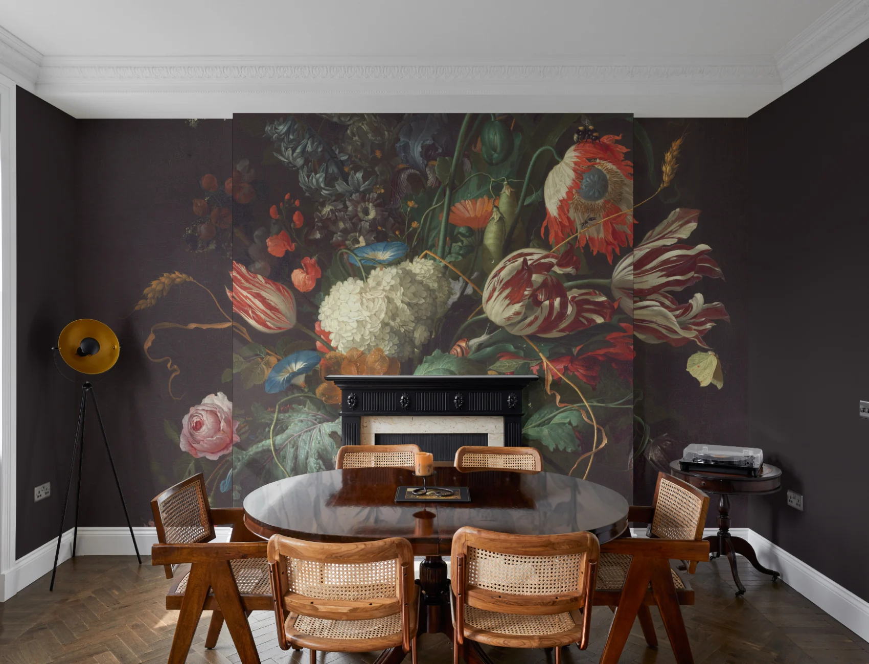 Vase of Flowers' de de Heem Wallpaper Mural