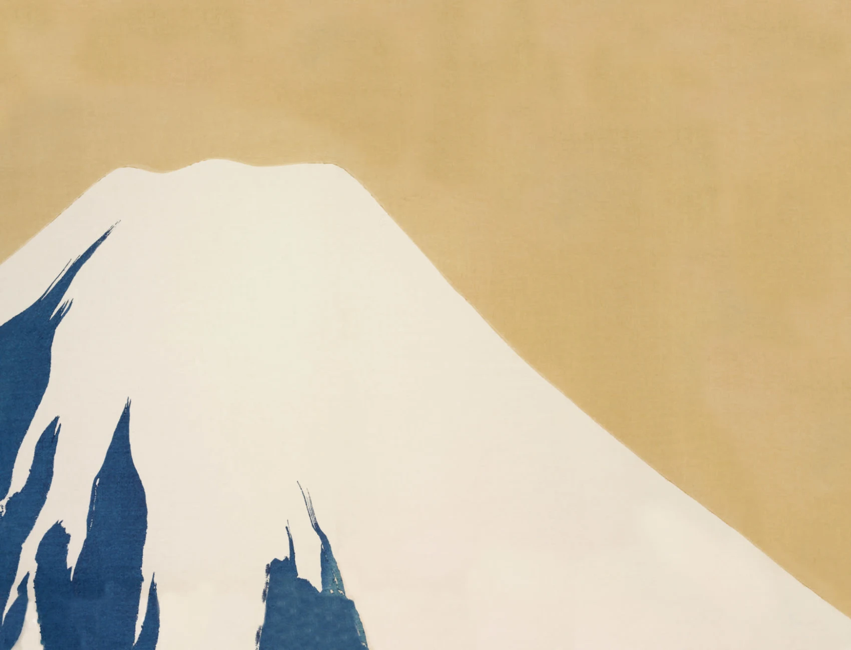 Peak of Mount Fuji by Kamisaka Sekka Japan Wallpaper Mural