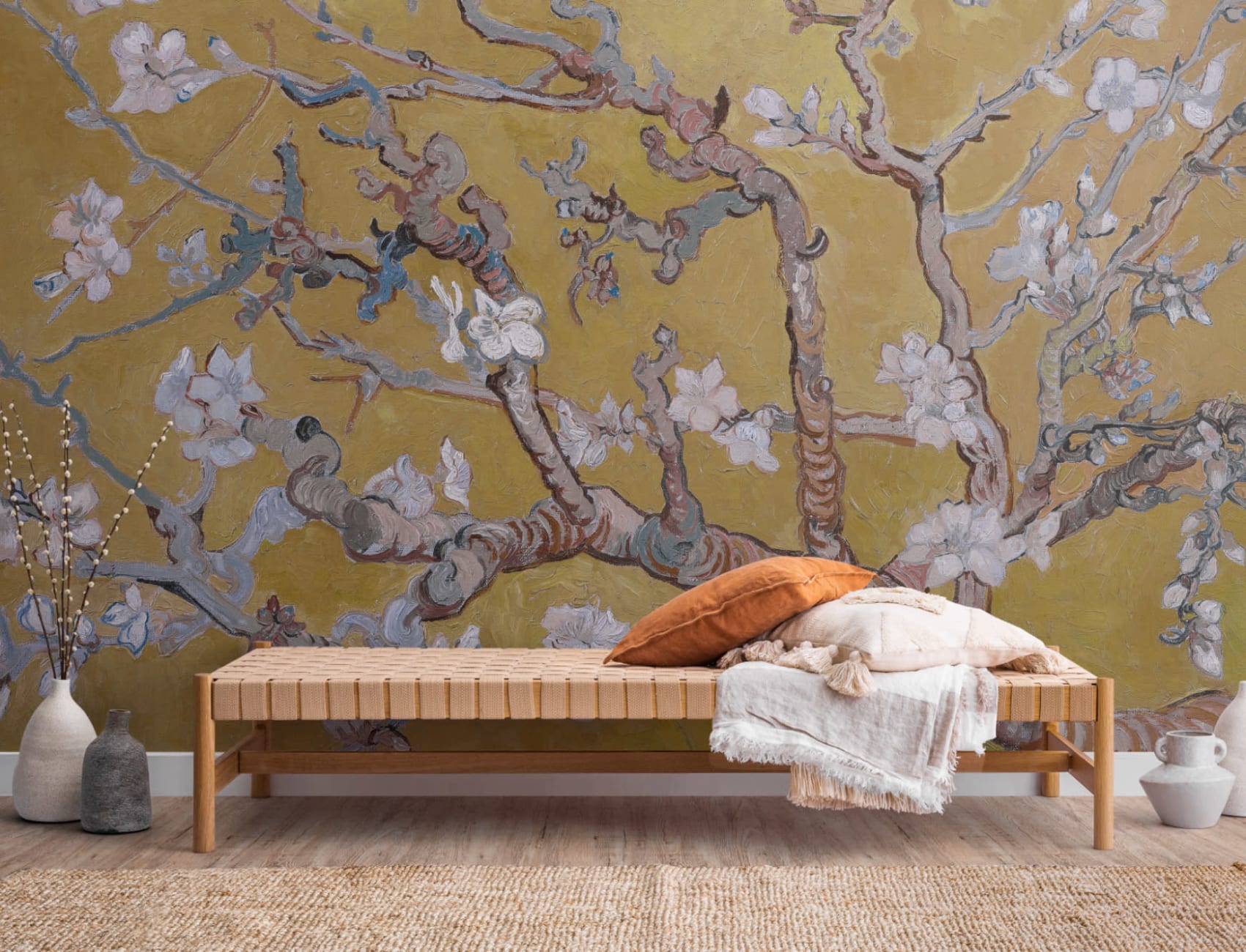 Customized Almond Blossom by Vincent Van Gogh Wallpaper Mural