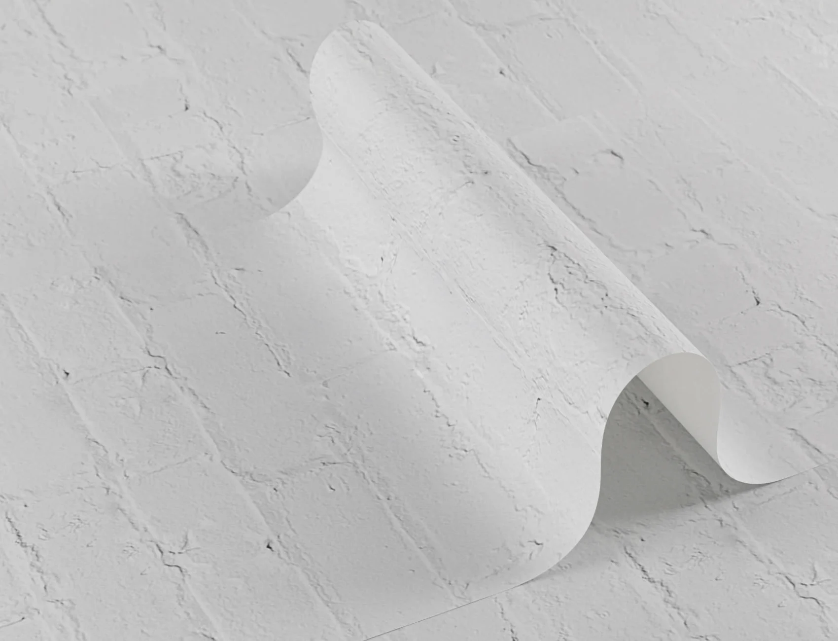 Papier Peint Blanc Effet Brique