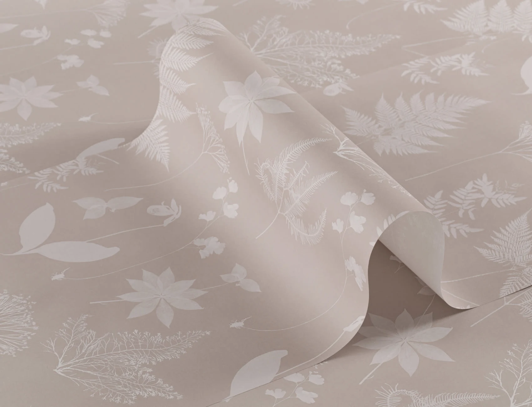 Pink Botanical Plant Wallpaper
