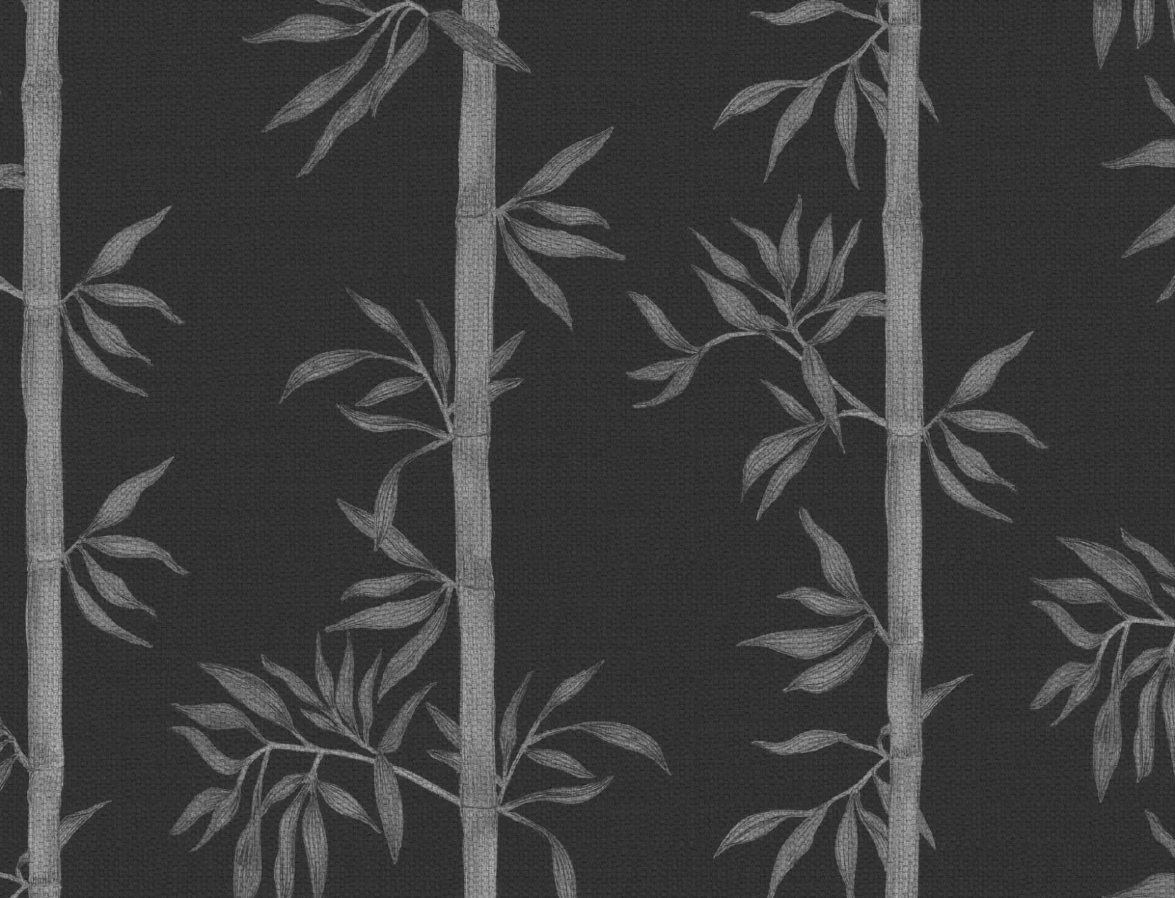 Dark Gray Watercolor Bamboo Wallpaper