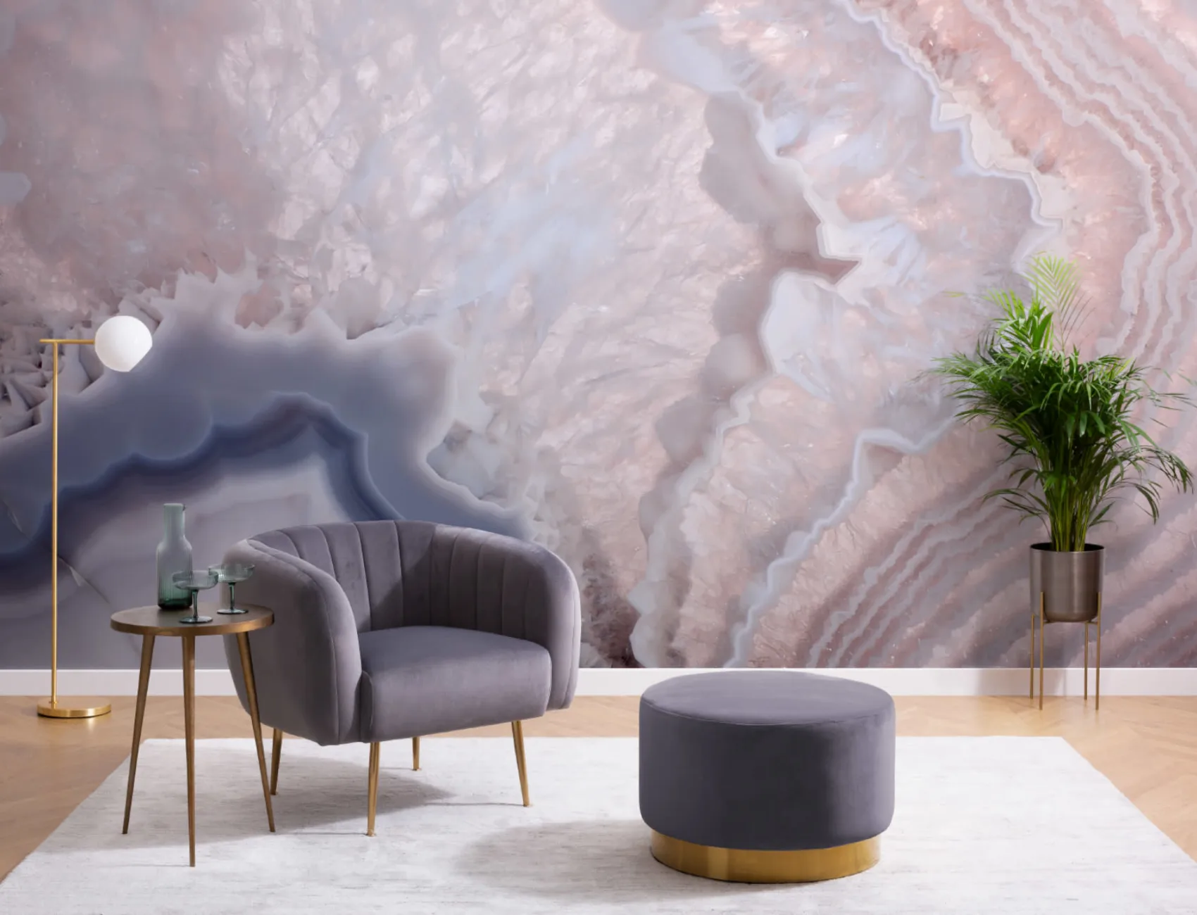 Rose Quartz Wallpaper Mural
