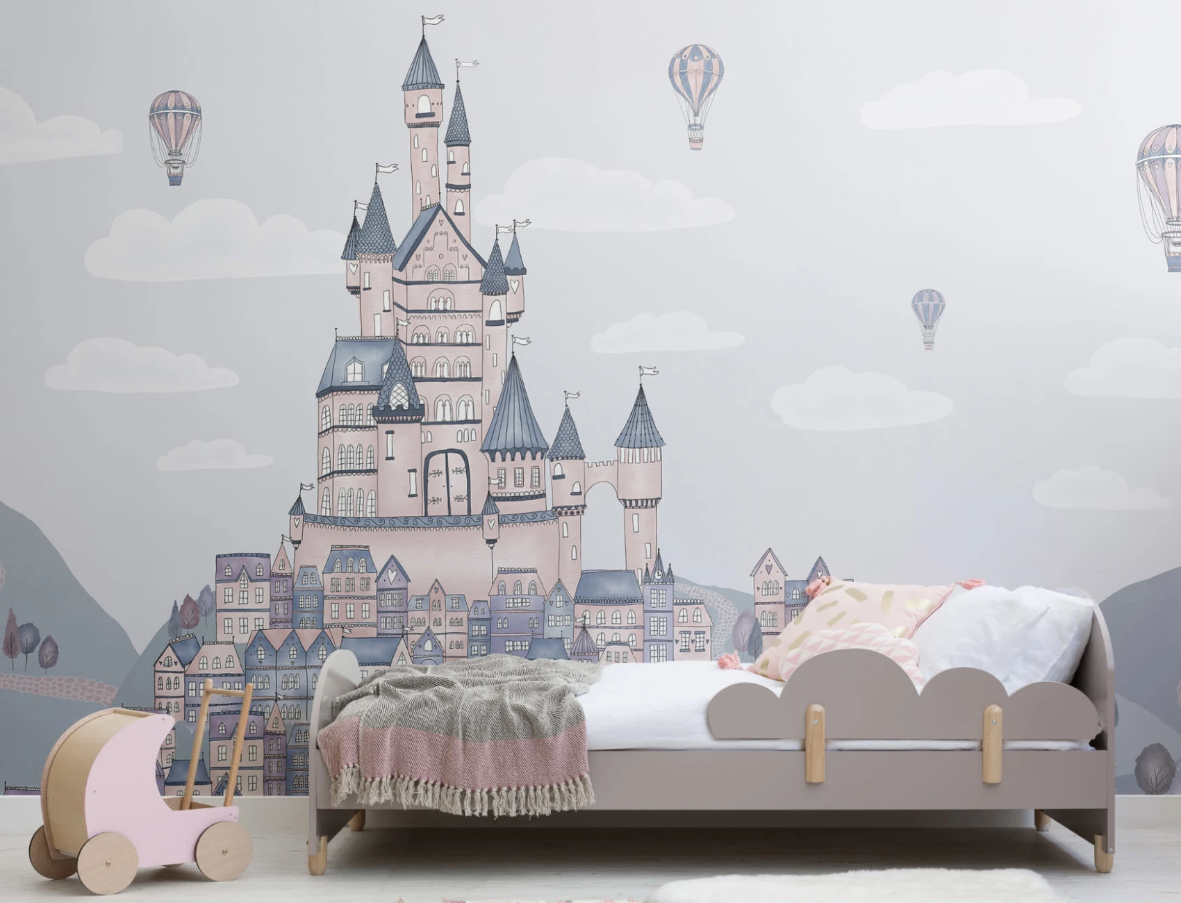 Princess Palace Fairytale Wallpaper Mural