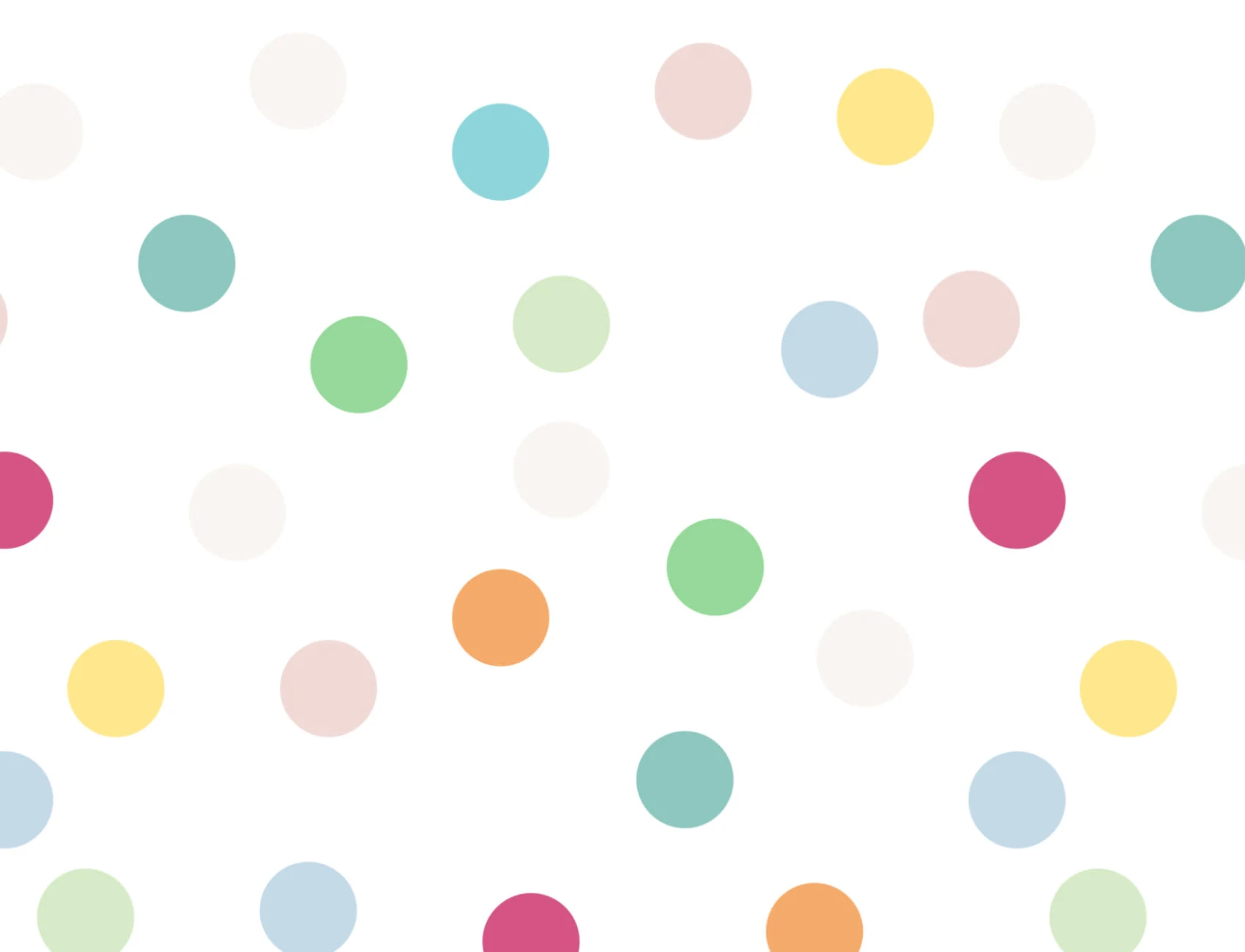 Rainbow Polka Dot Wallpaper