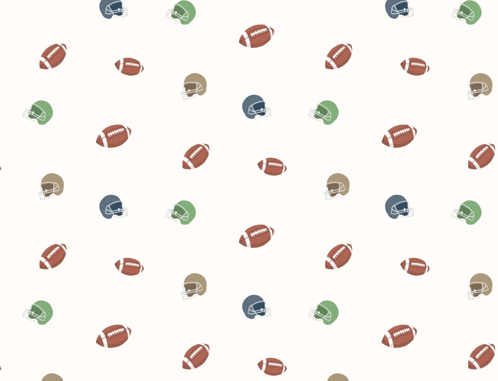 Kids American Football Sports Illustration Wallpaper