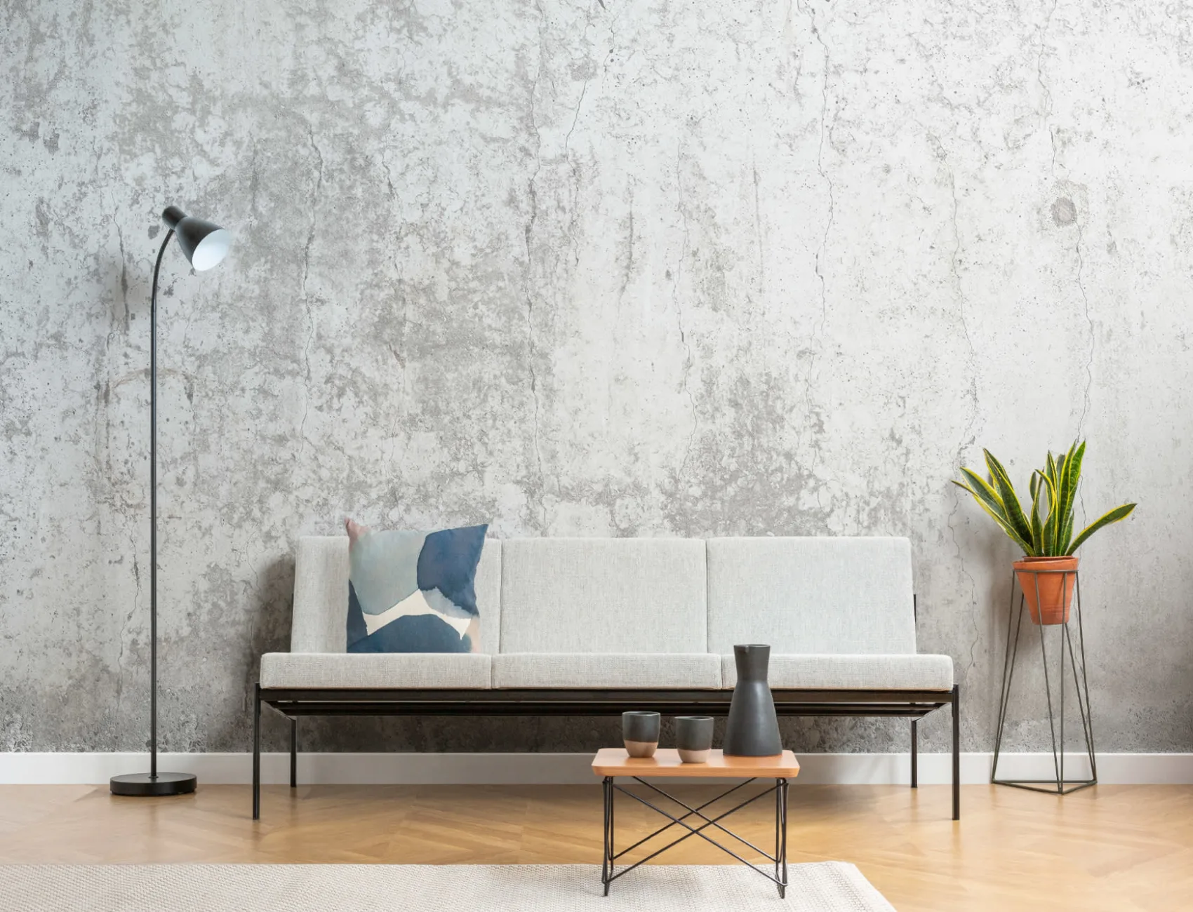 Distressed Concrete Wallpaper Mural