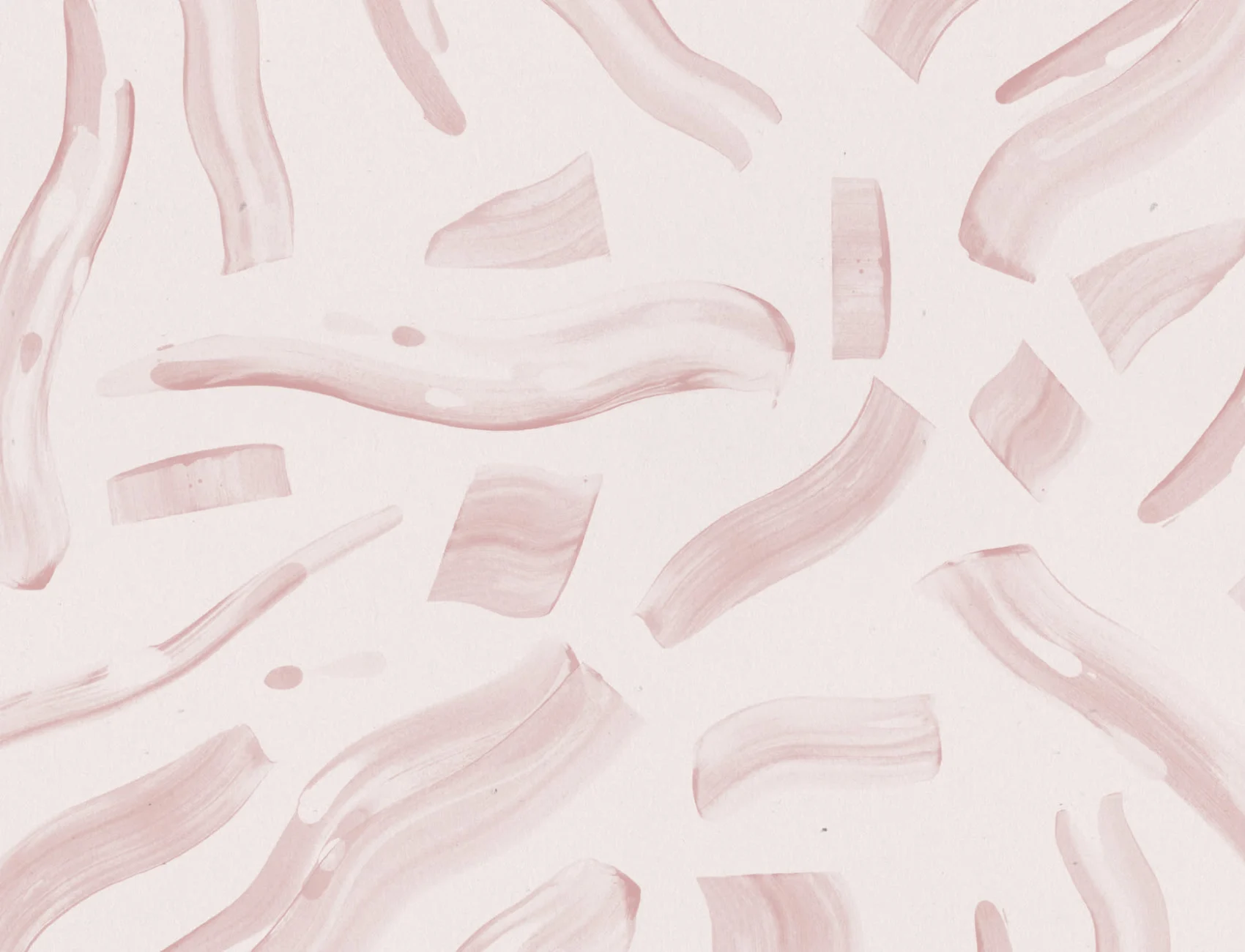 Pink Abstract Squiggle Brushstroke Repeat Pattern Wallpaper