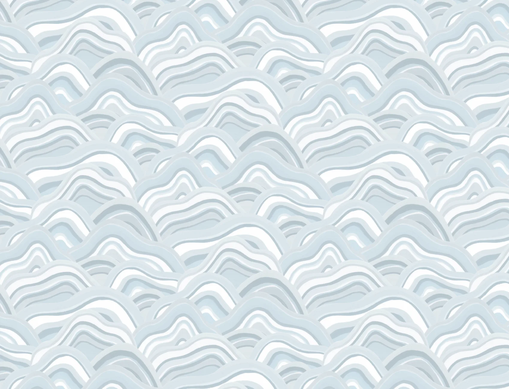 Papier peint Dunes peintes abstraites bleues