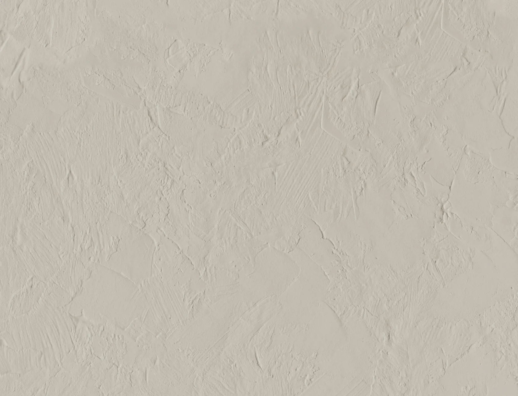 Modern Plaster Effect Mural in Stone Gray