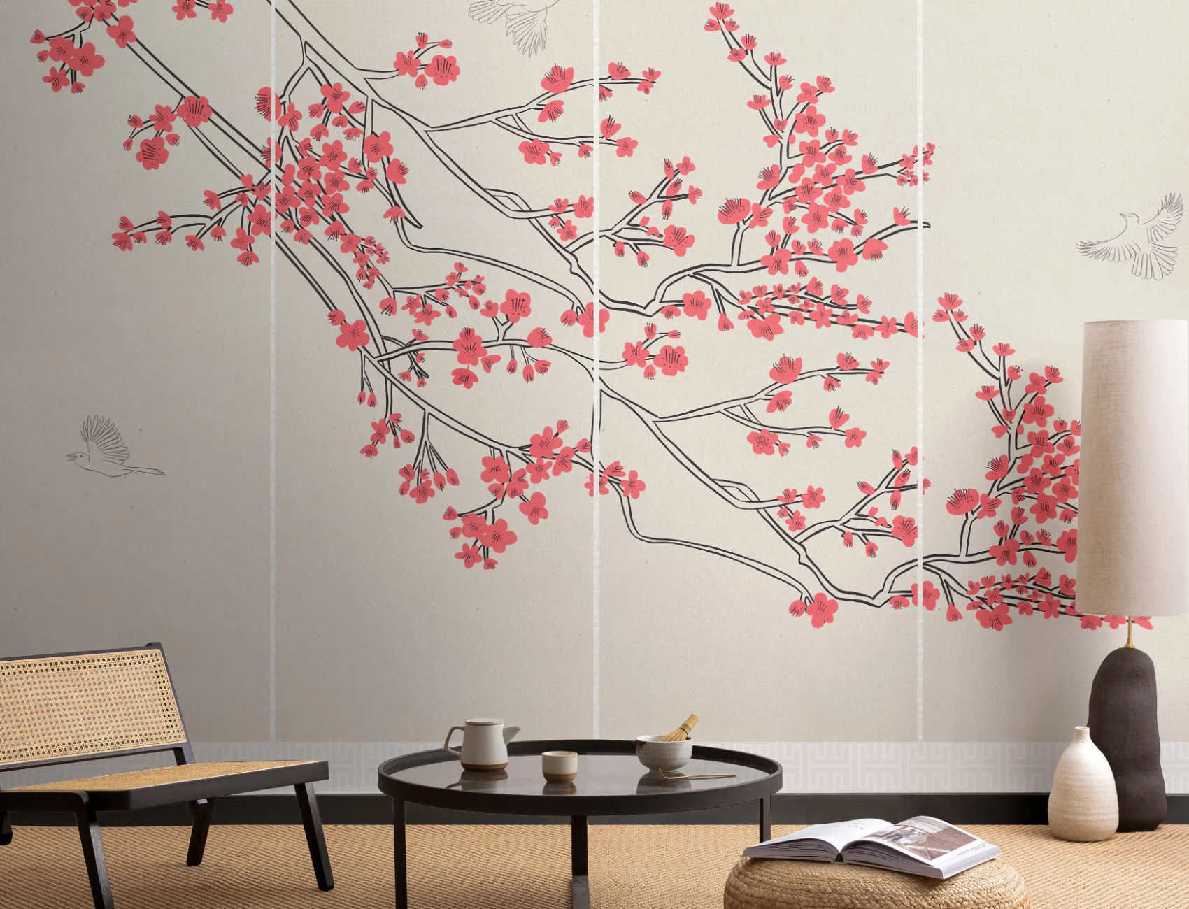 Cherry Blossom Japanese Wallpaper Mural