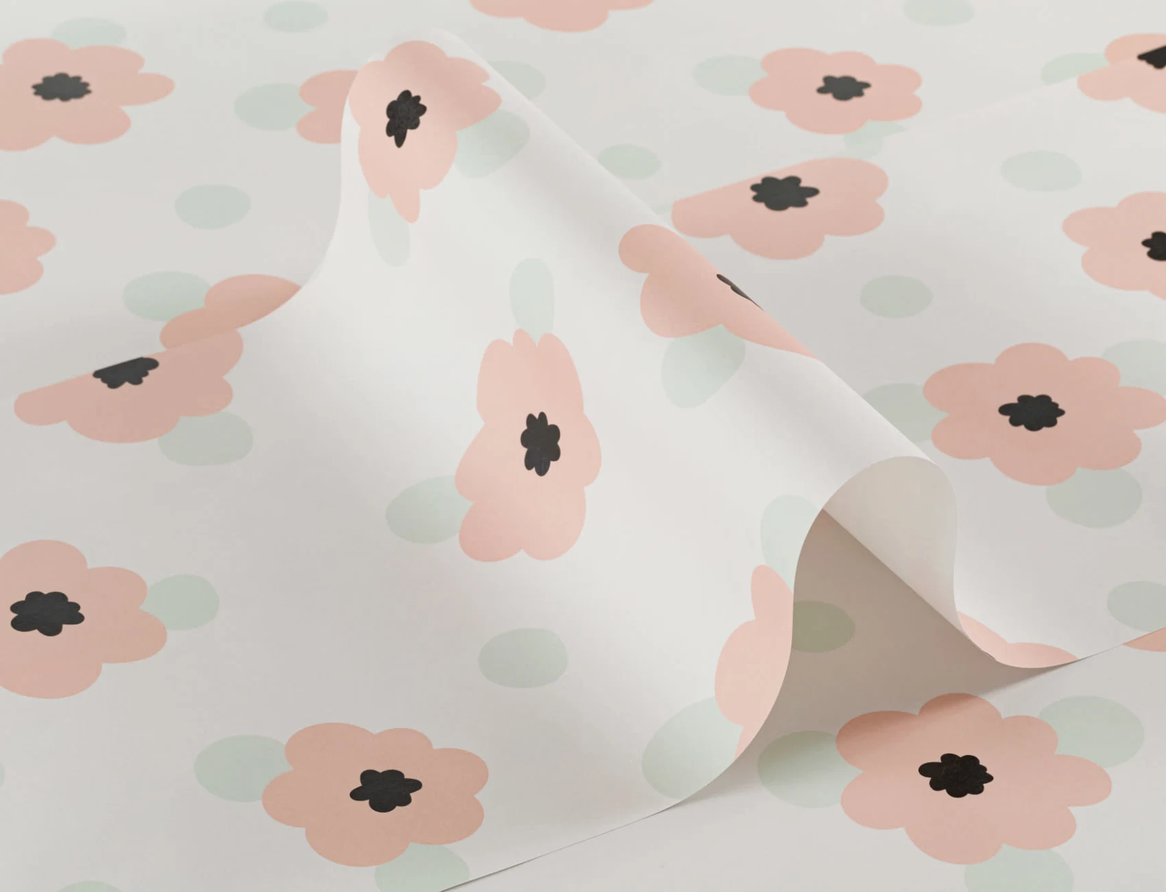 Fun Pastel Flowers Wallpaper