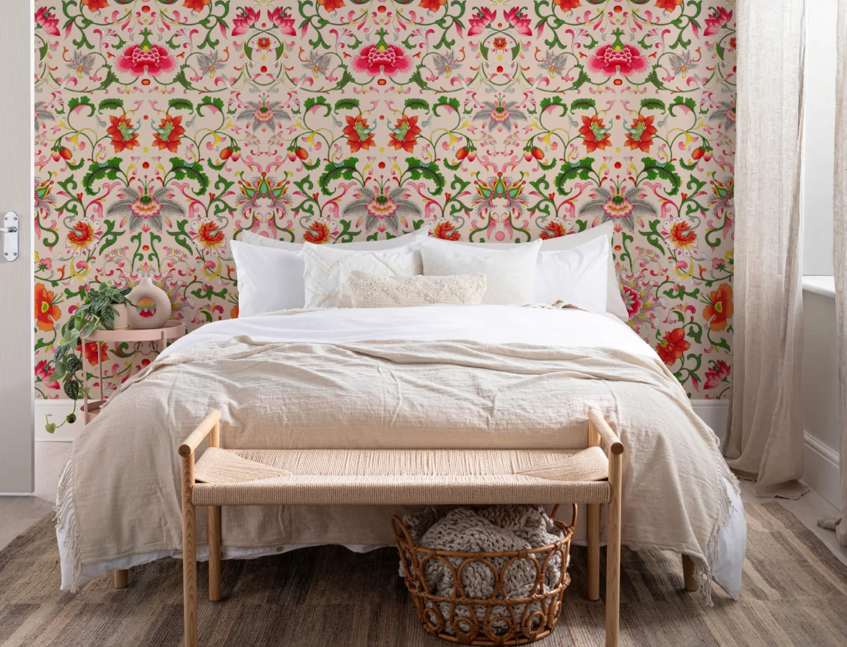 Owen Jones Ornamentos chineses Ilustrações Mural de parede bege