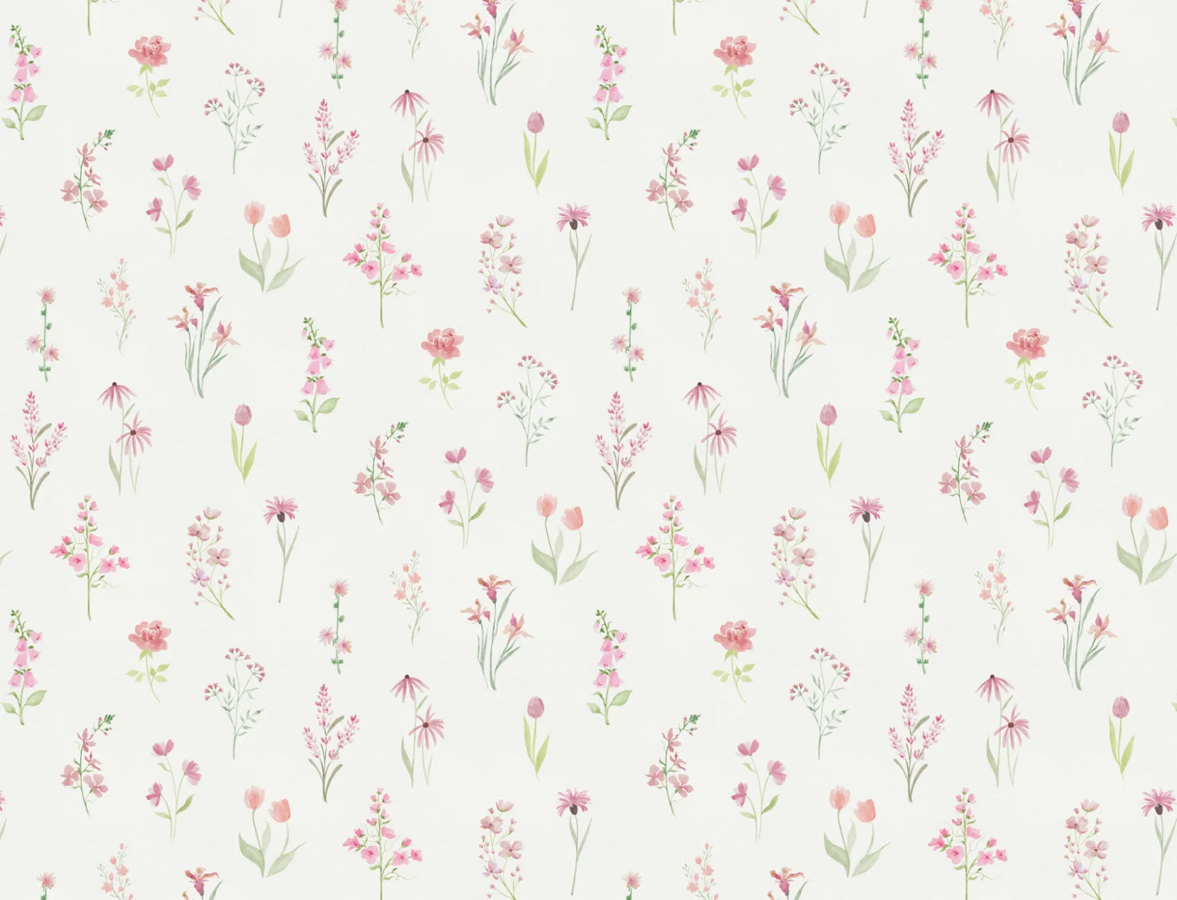 Rosa blommig Bliss pastell tapet mural-tapeter
