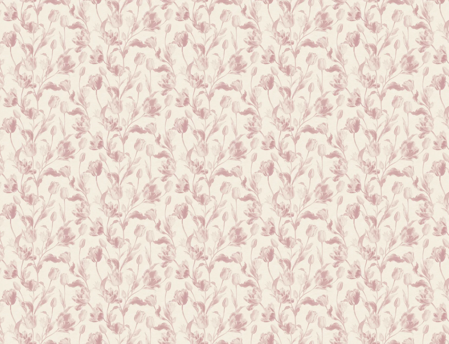 Pink Vintage Floral Elegance Wallpaper Mural