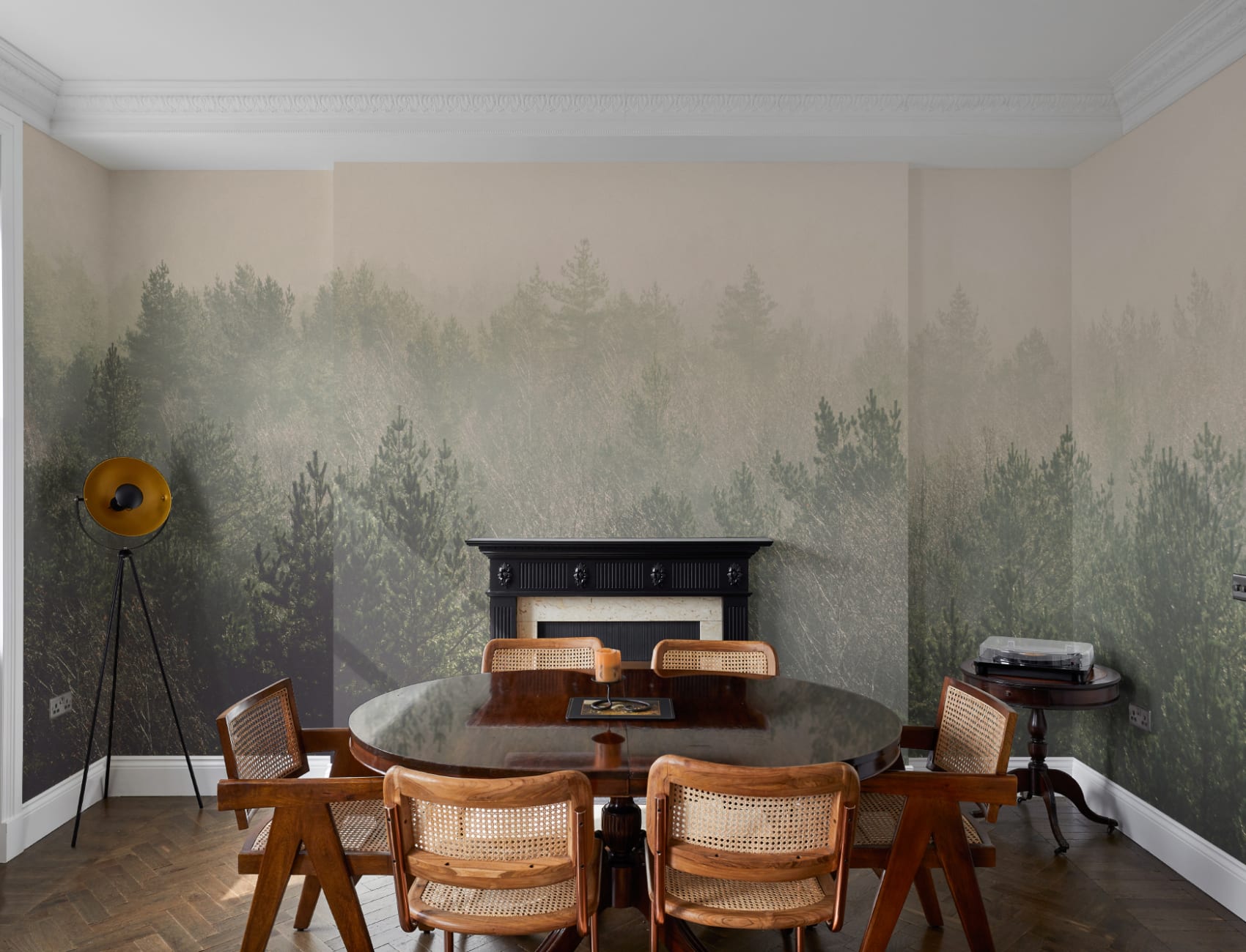 Amidst the Mist Wallpaper Mural