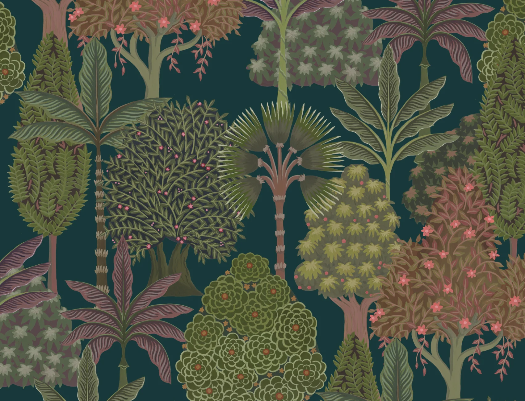 Green Satpura Range Mural