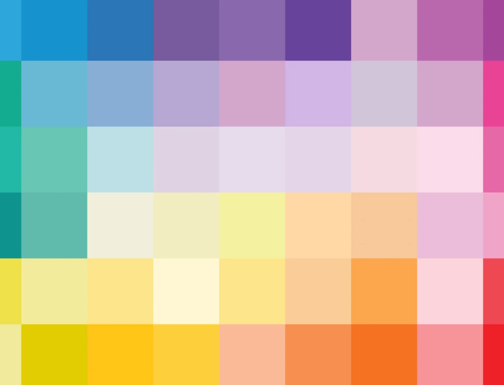 Large Multi-Colored Squares Pixel Style Wallpaper Mural