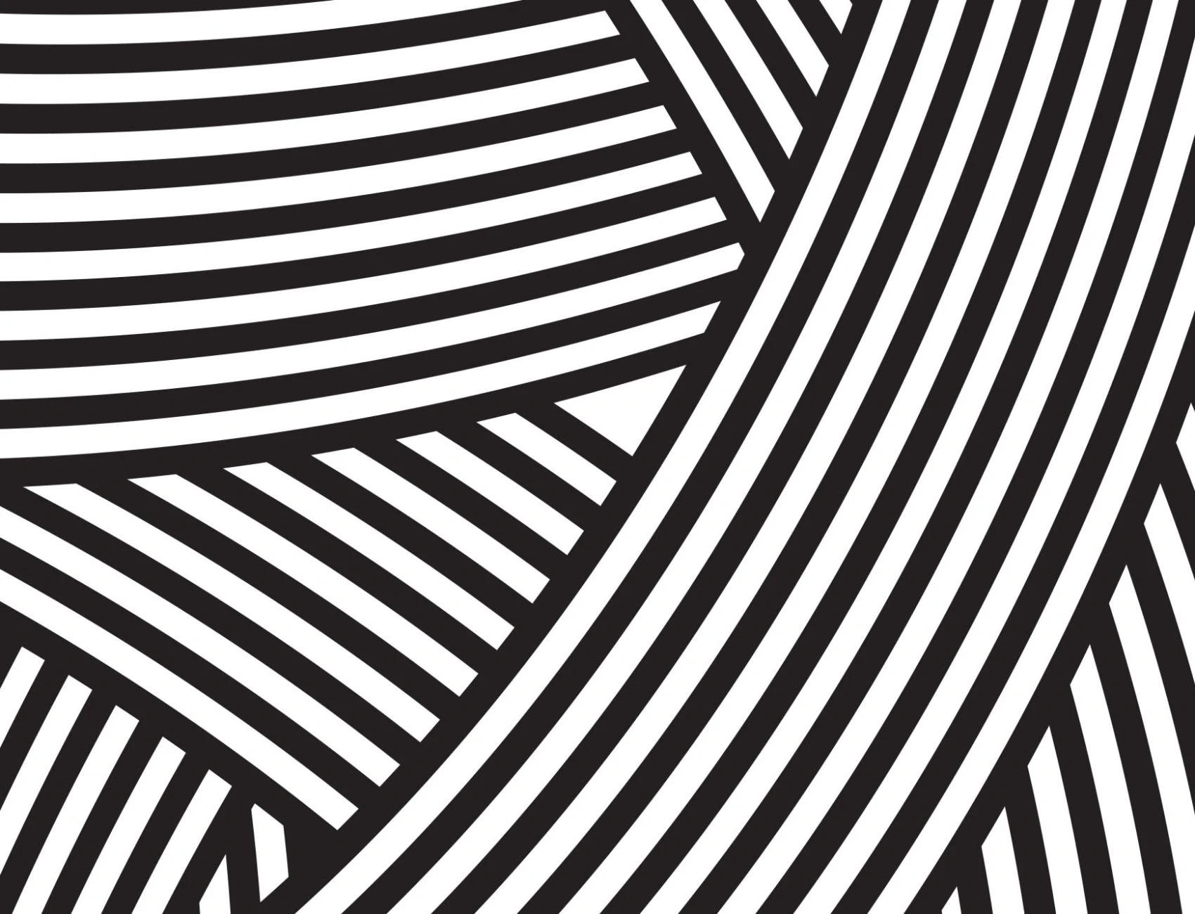 Walmer Layered Black & White Wallpaper Mural
