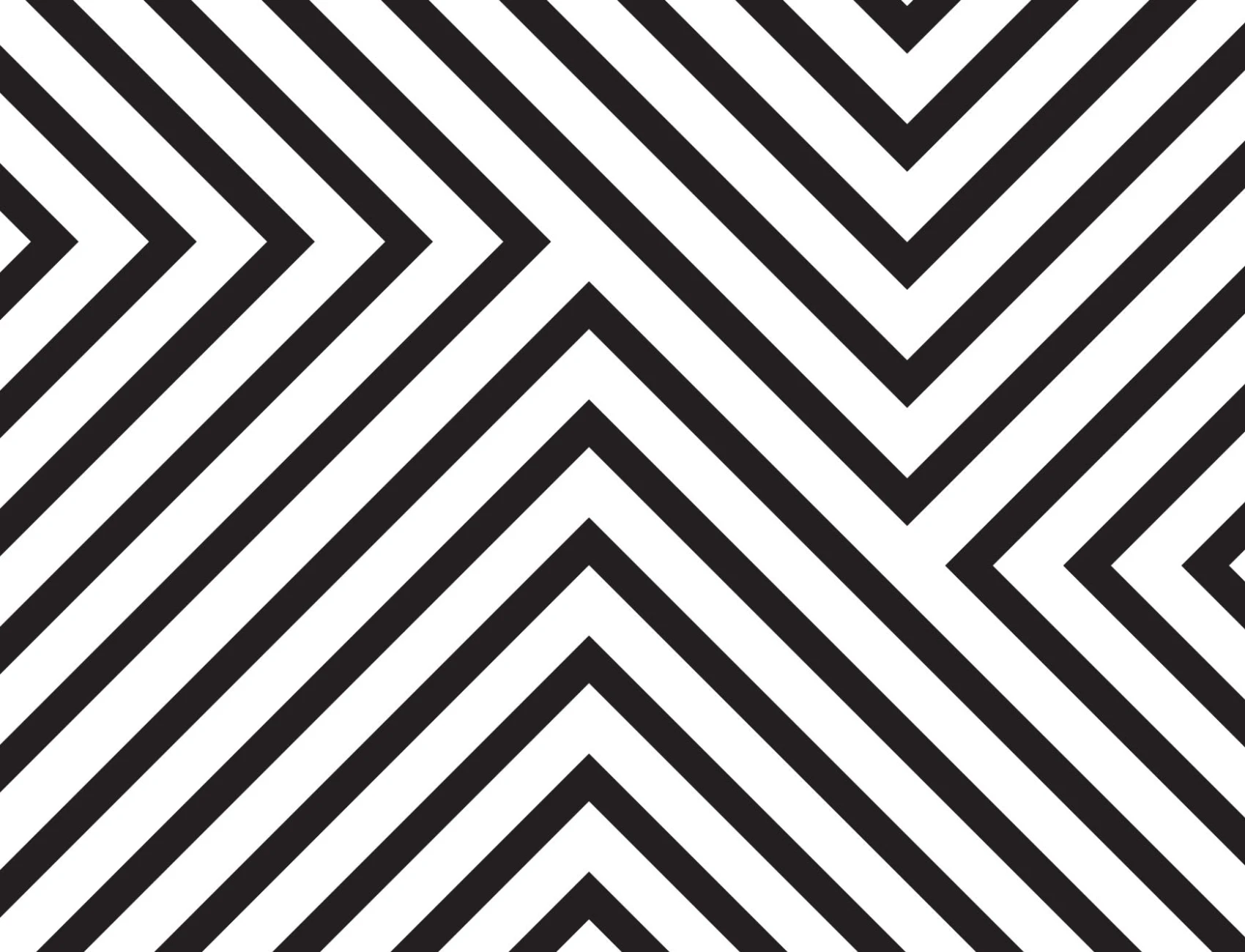 Mona Black & White Striped Wallpaper Mural