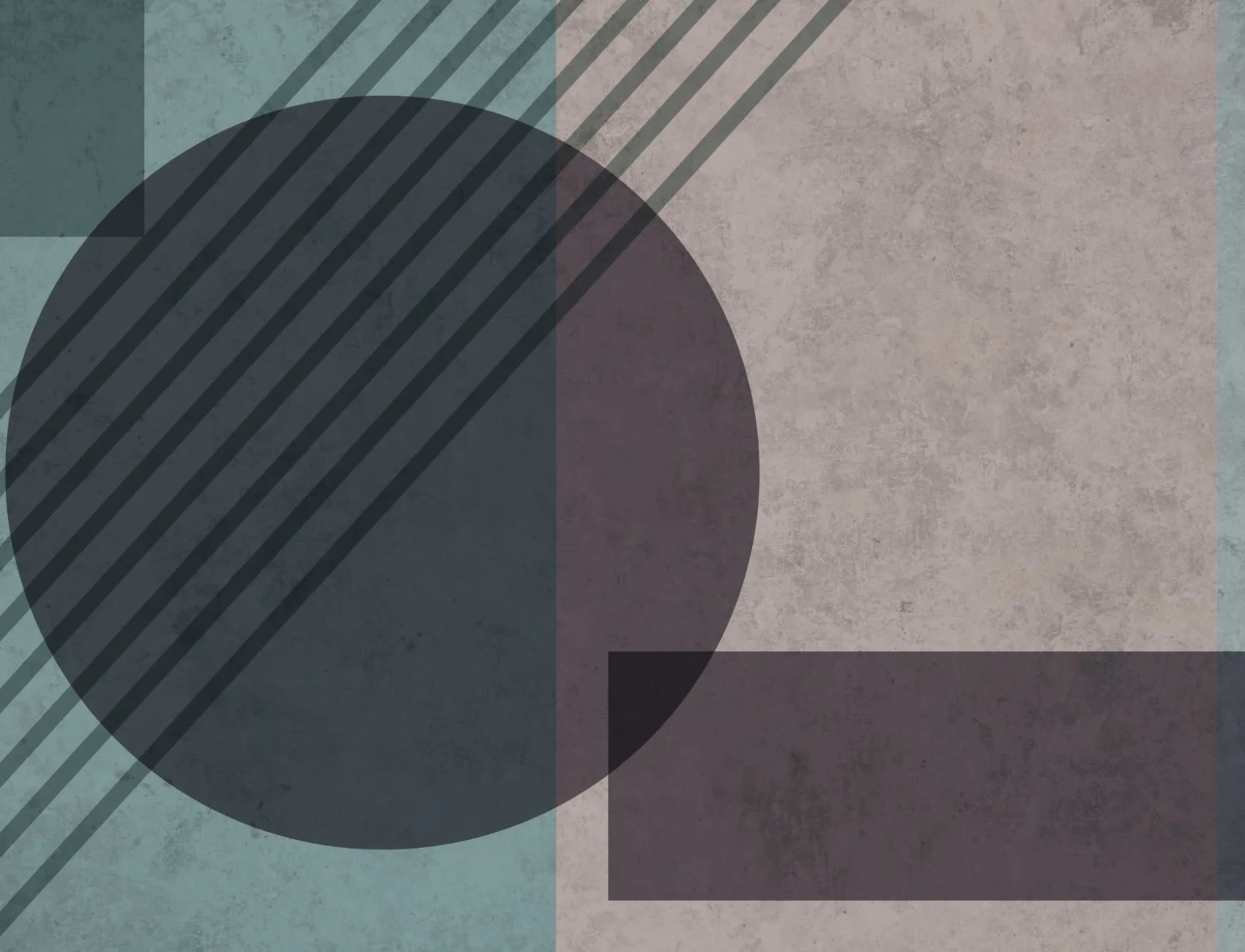 Mireille Geometrisk tapet vægmaleri