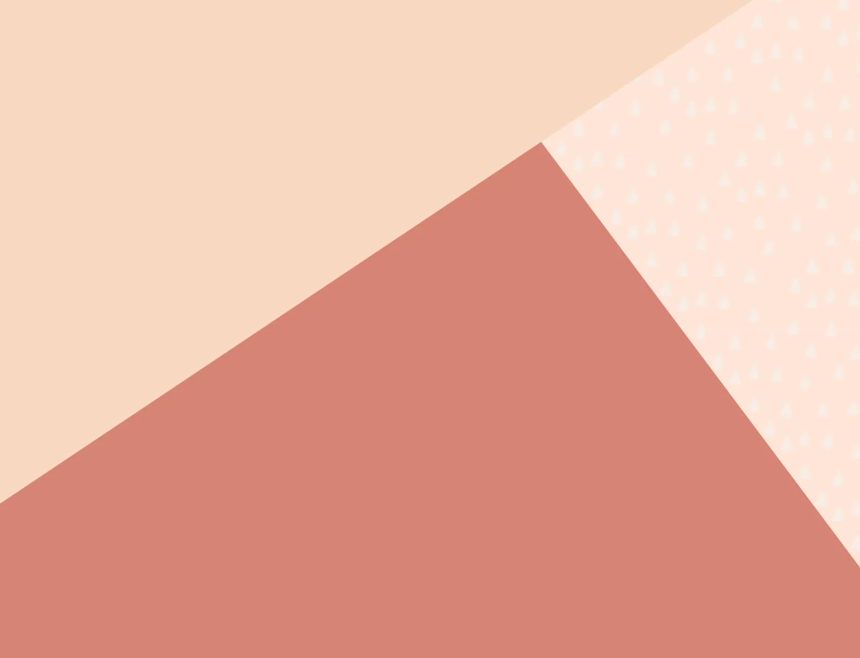 Cream, Pink & Red Pastel Geometric Triangle Wallpaper Mural