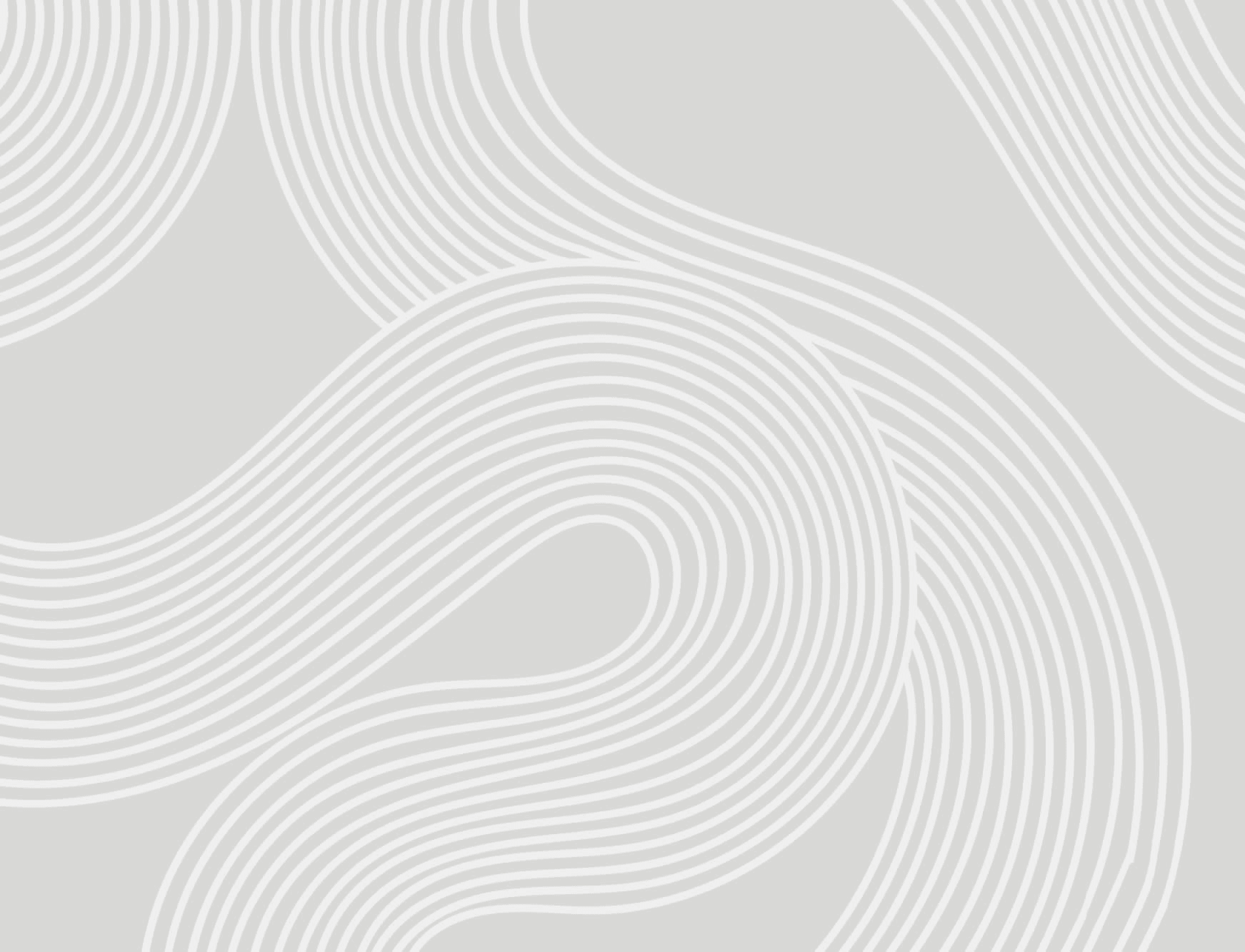 Gray Curvy Lines Modern Zen Garden Wallpaper Mural