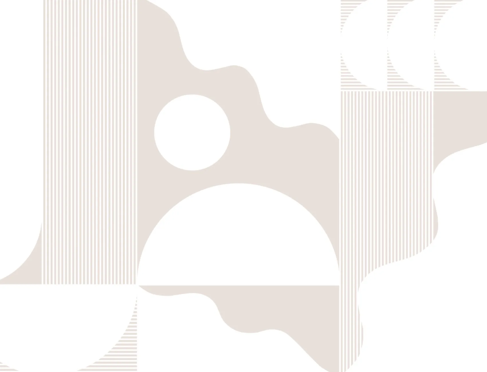 Alb și bej Abstract Geometric Wallpaper Mural
