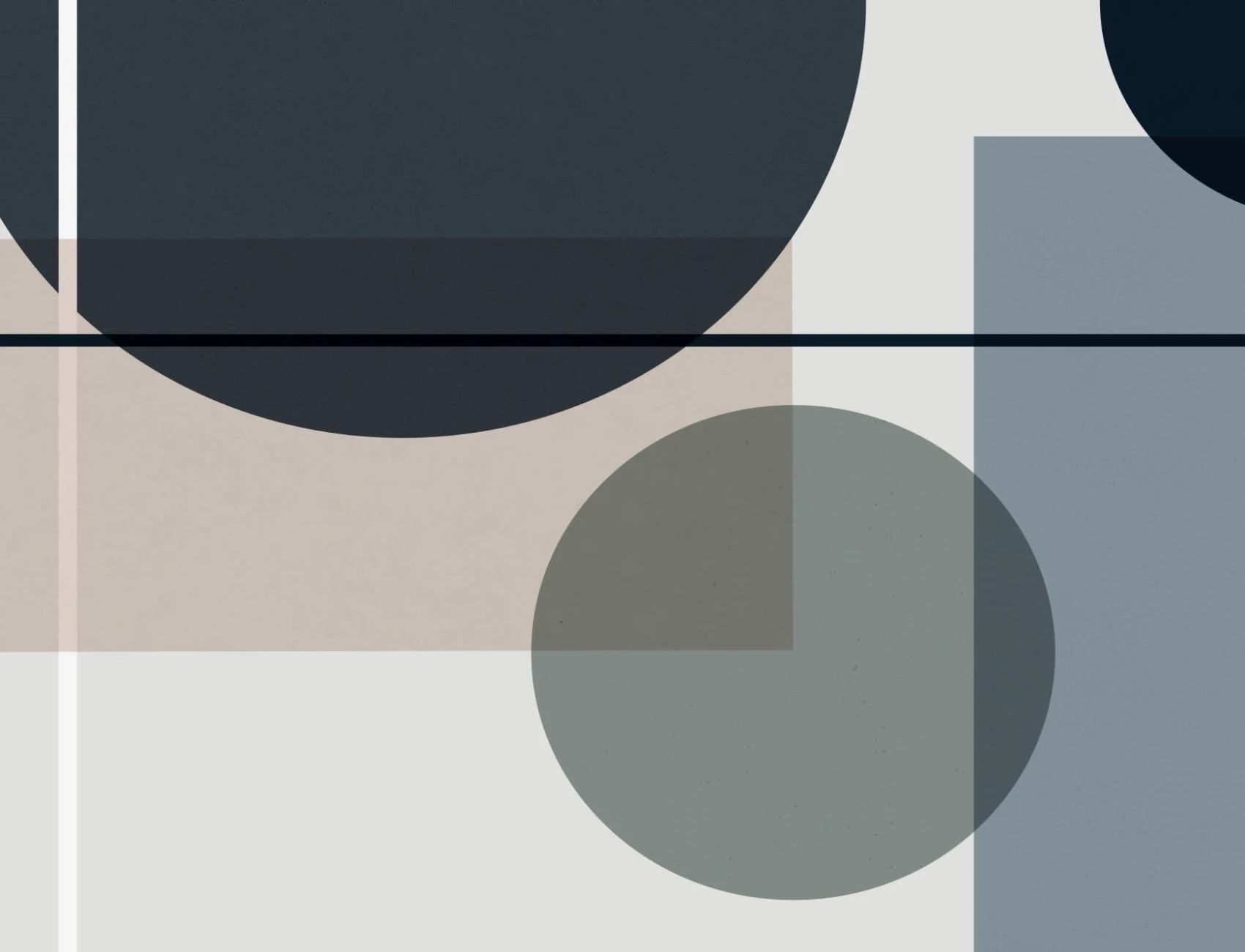 Mid Century Modern Abstract Geometric Wallpaper Mural
