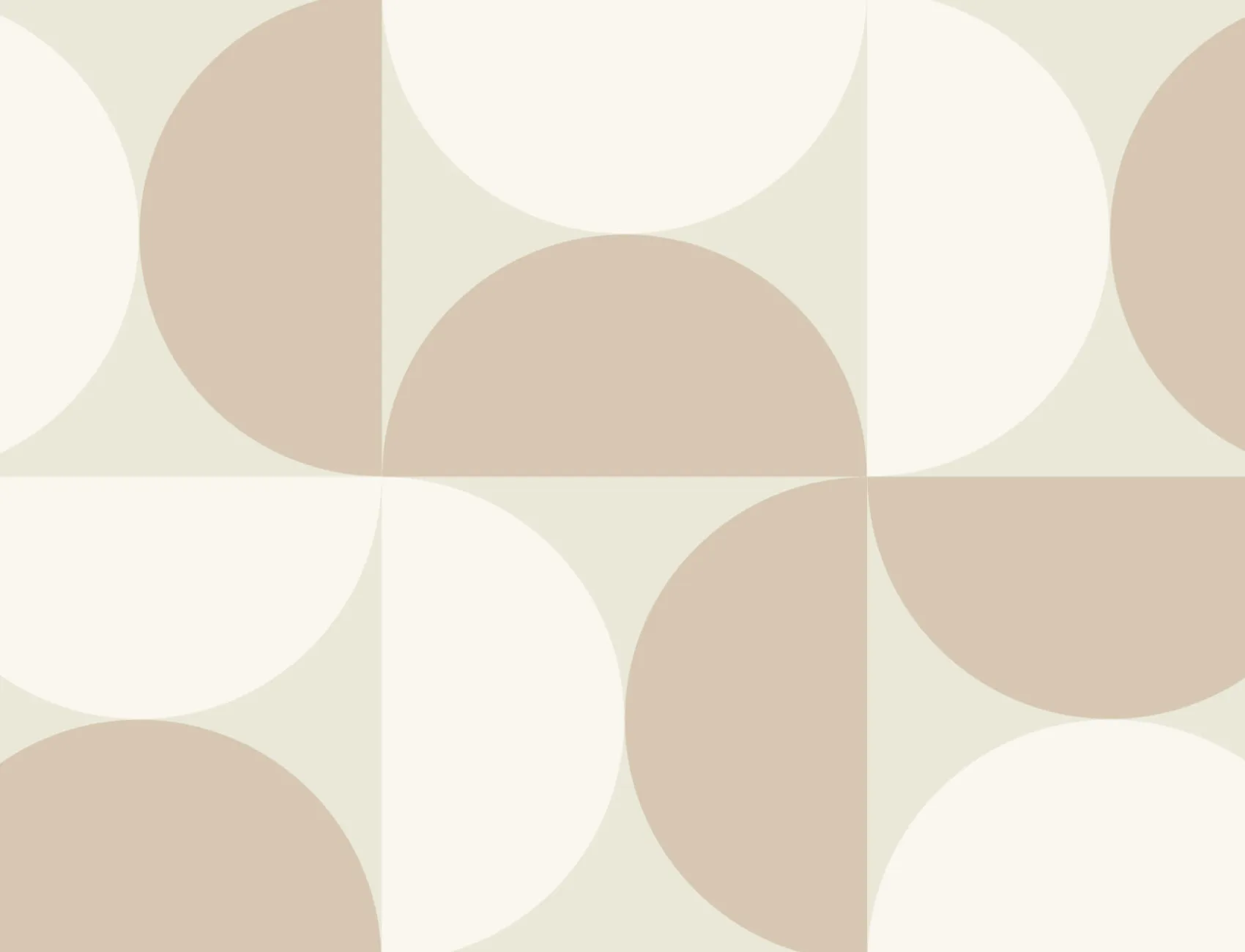 Neutralna fototapeta geometryczna z okręgiem