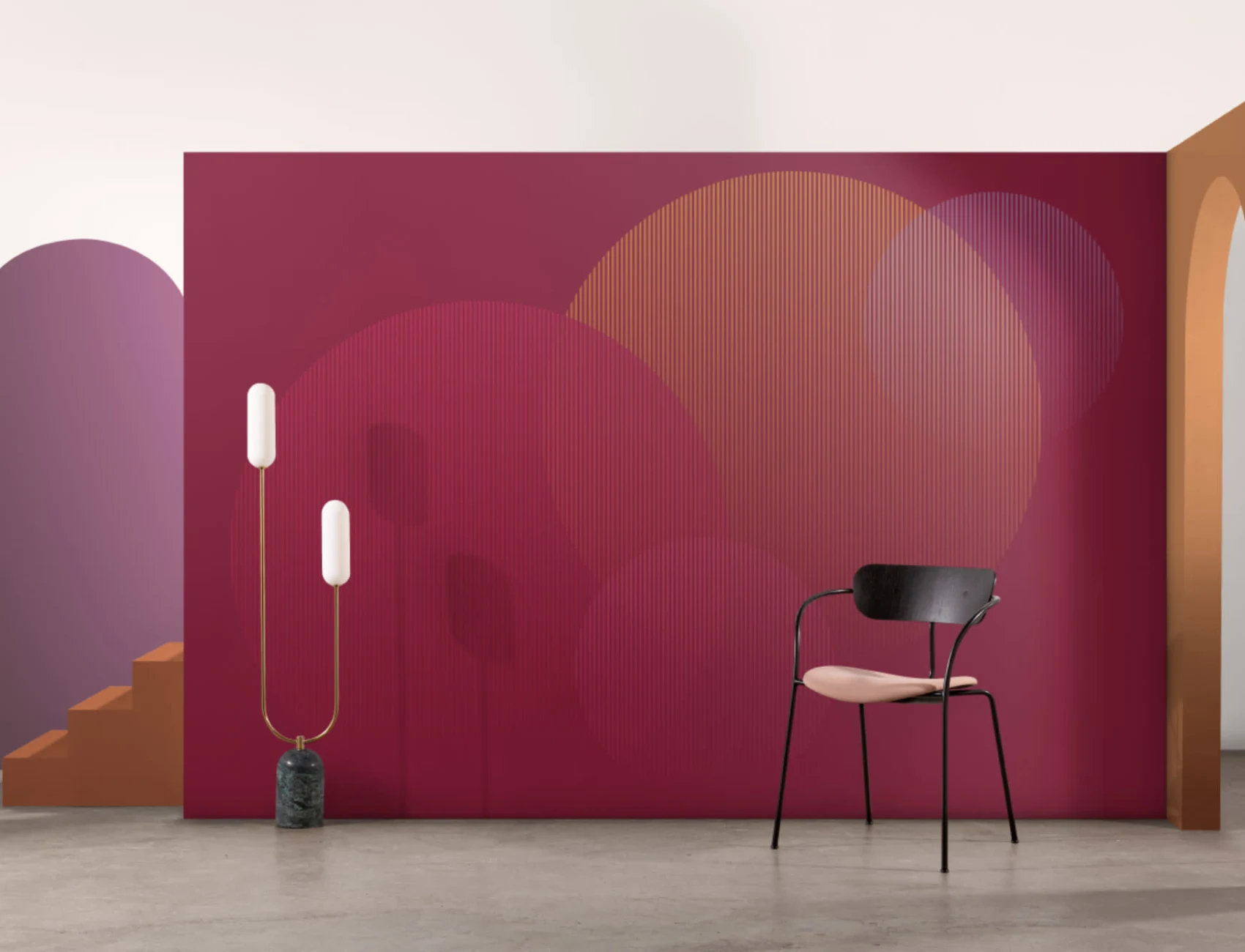 Viva Magenta Wallpaper Mural