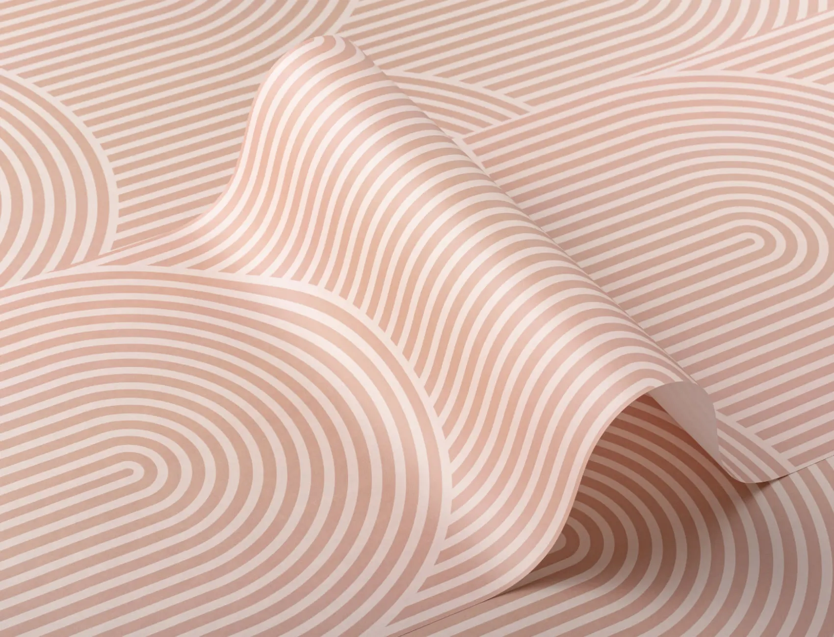 Papier Peint Géométrique Circuit de Lignes Neutres