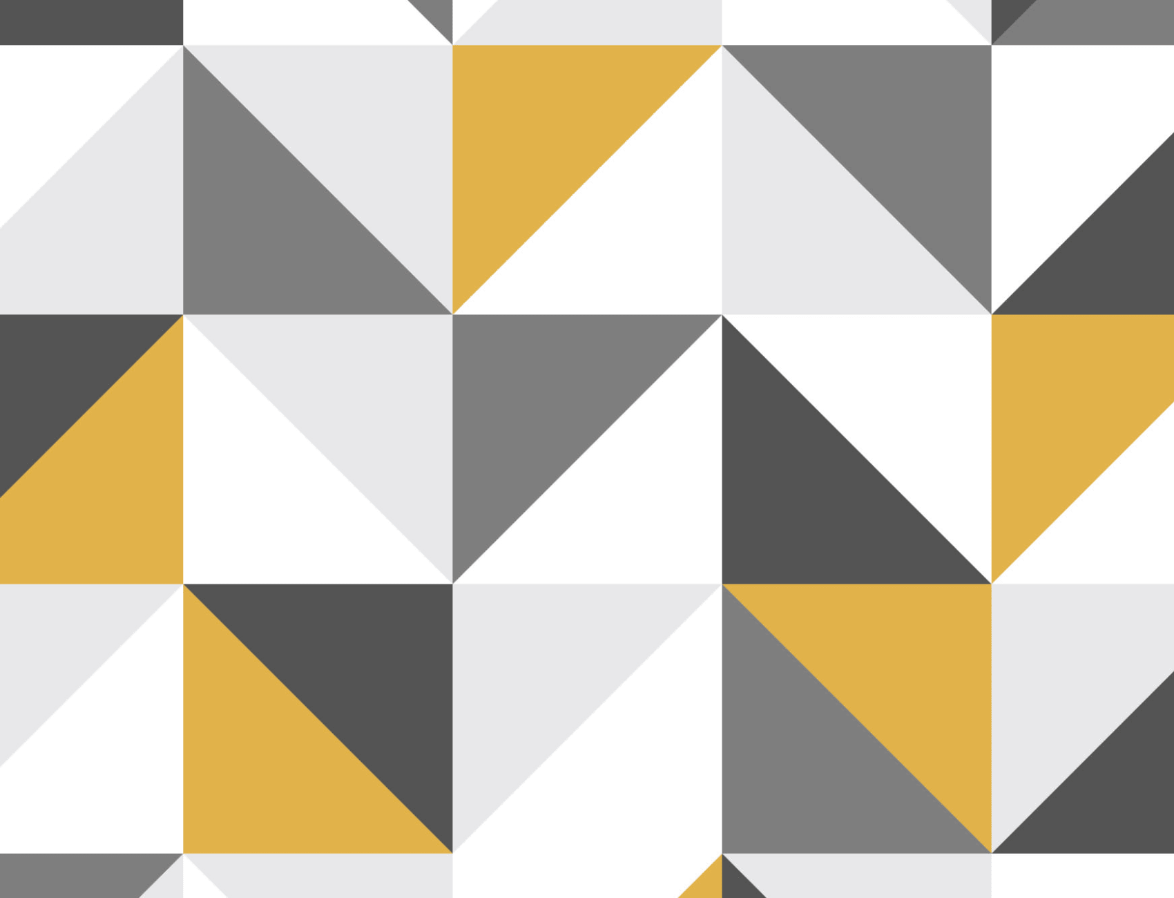 Yellow & Gray Geometric Wallpaper Mural