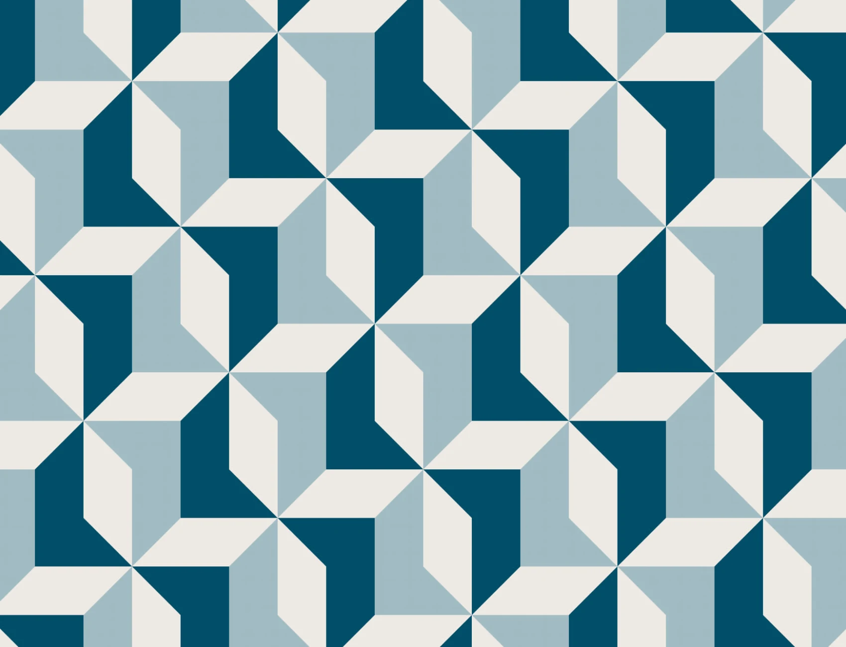Fototapete Abstrakt Geometrisch Blau