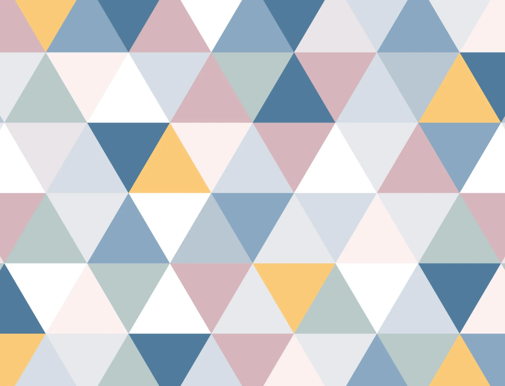 Kolorowa fototapeta z geometrycznym wzorem trójkąta