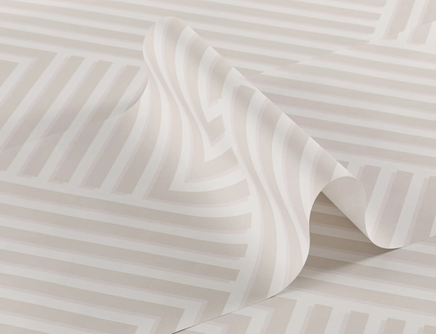 3D geometriset raidat tapetti
