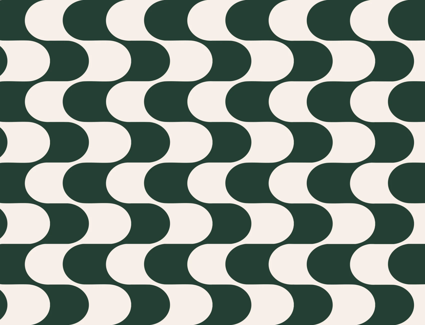 Teal Retro Geometric Flux Pattern Mural