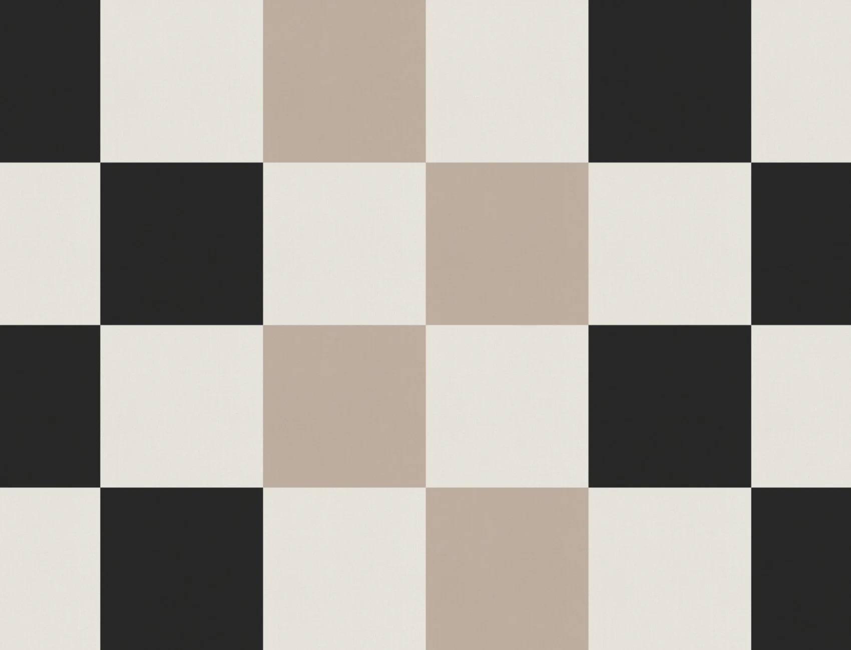 Neutral Checkerboard Geometric Wall Art Mural