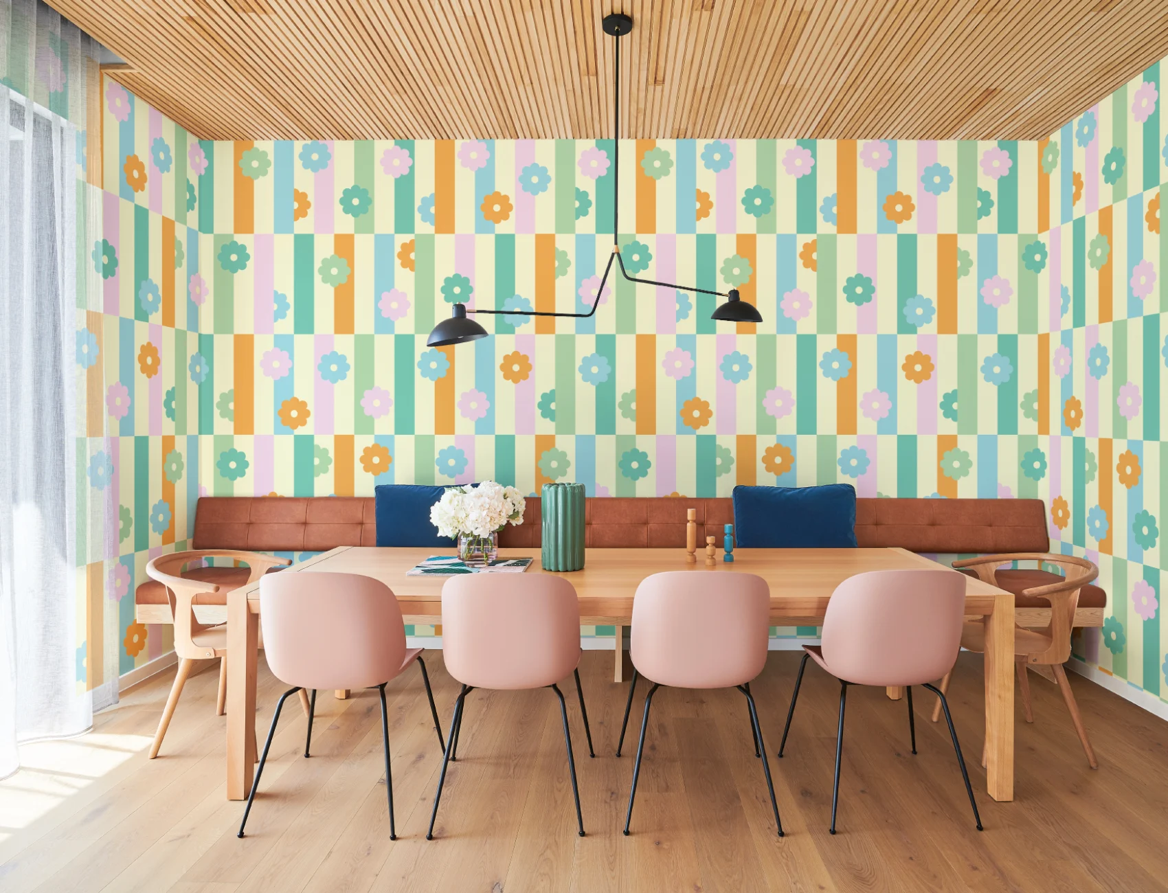 Elizabeth Olwen Flower Shift Multi murale