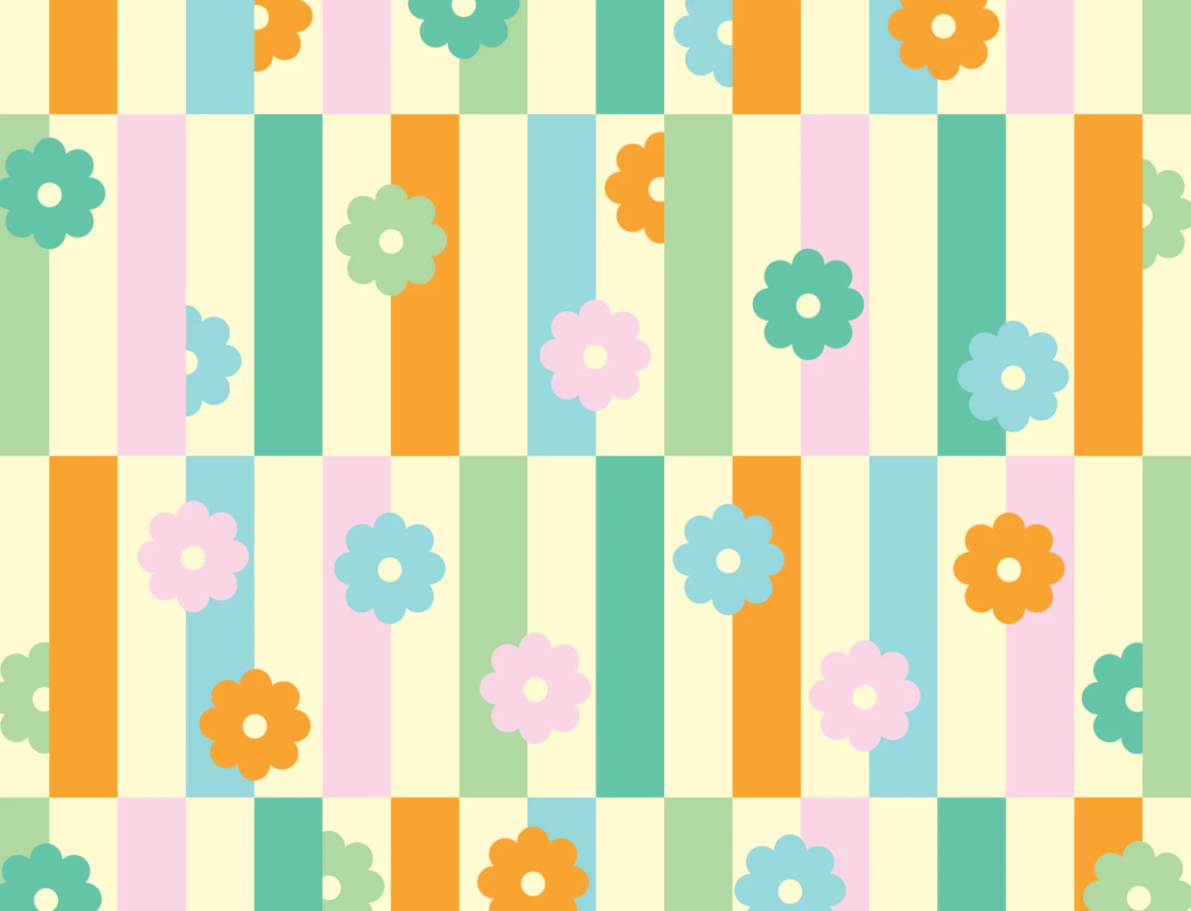 Elizabeth Olwen Flower Shift Multi murale