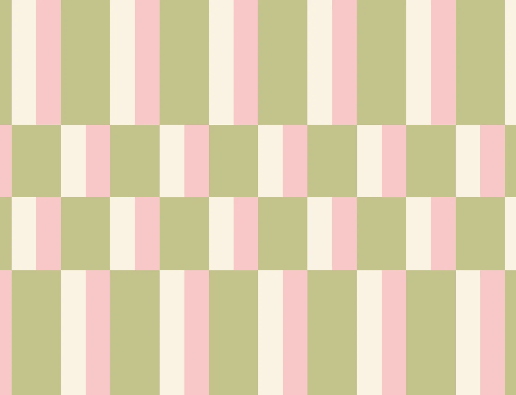 Verde și roz Modern Geometric Bauhaus Wallpaper