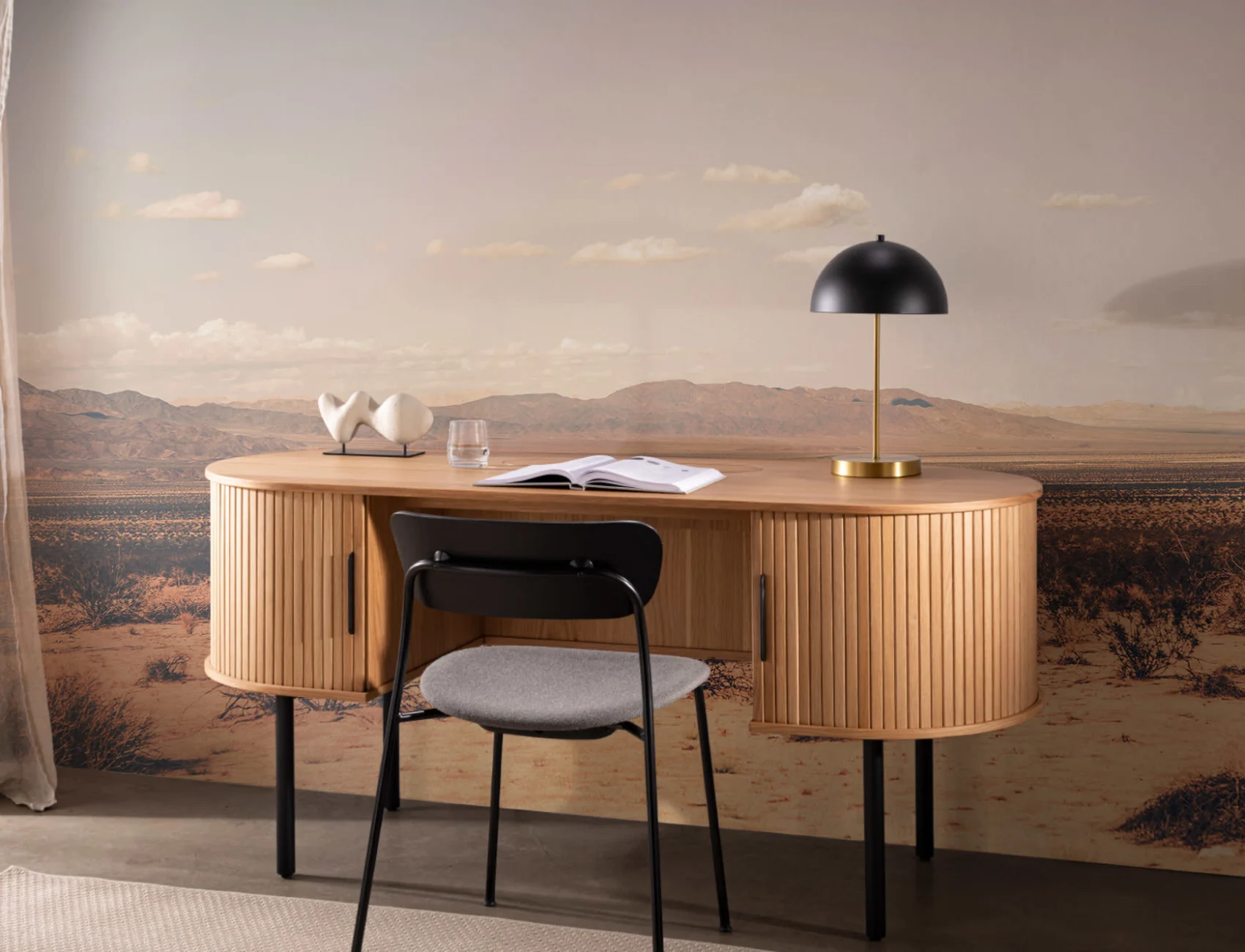Arid Desert Wallpaper Mural