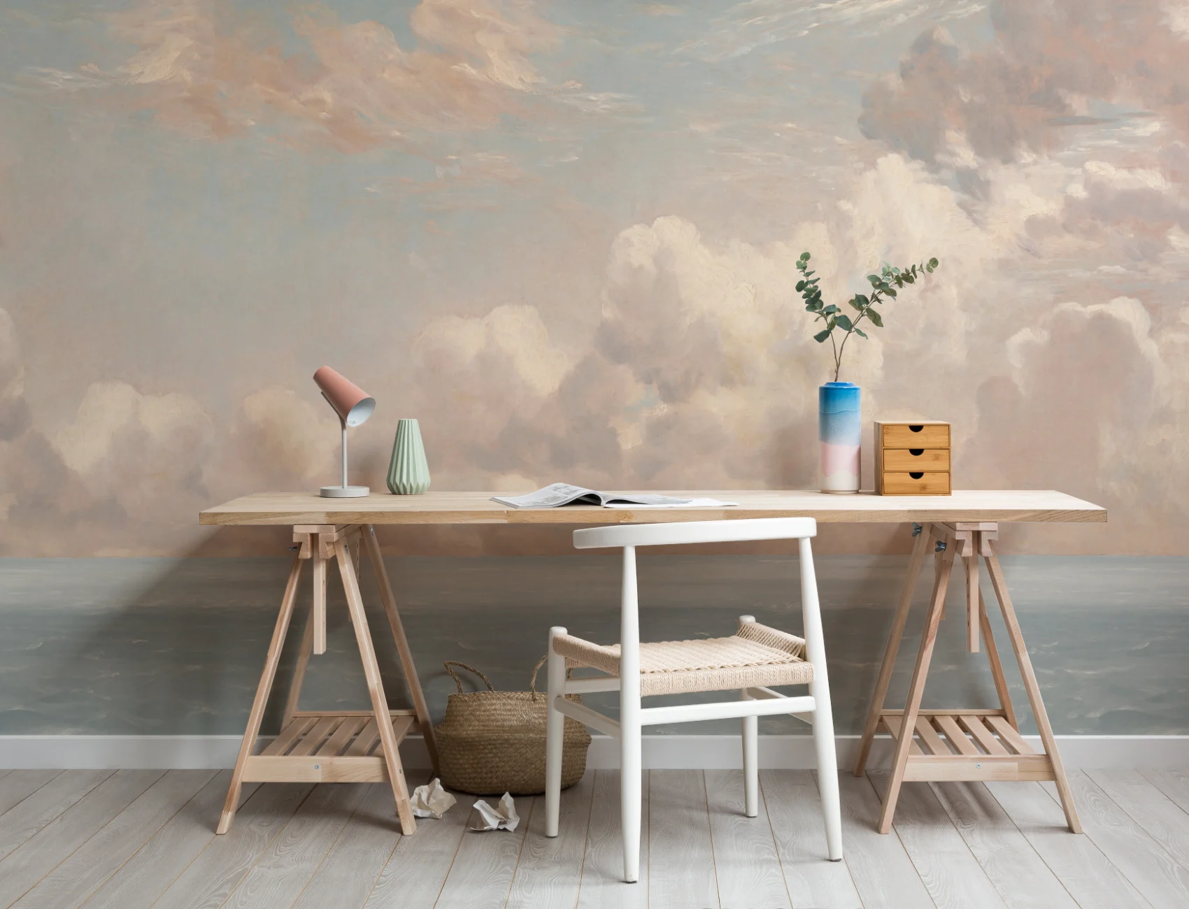 Pastel John Constable Seascape Painting Mural