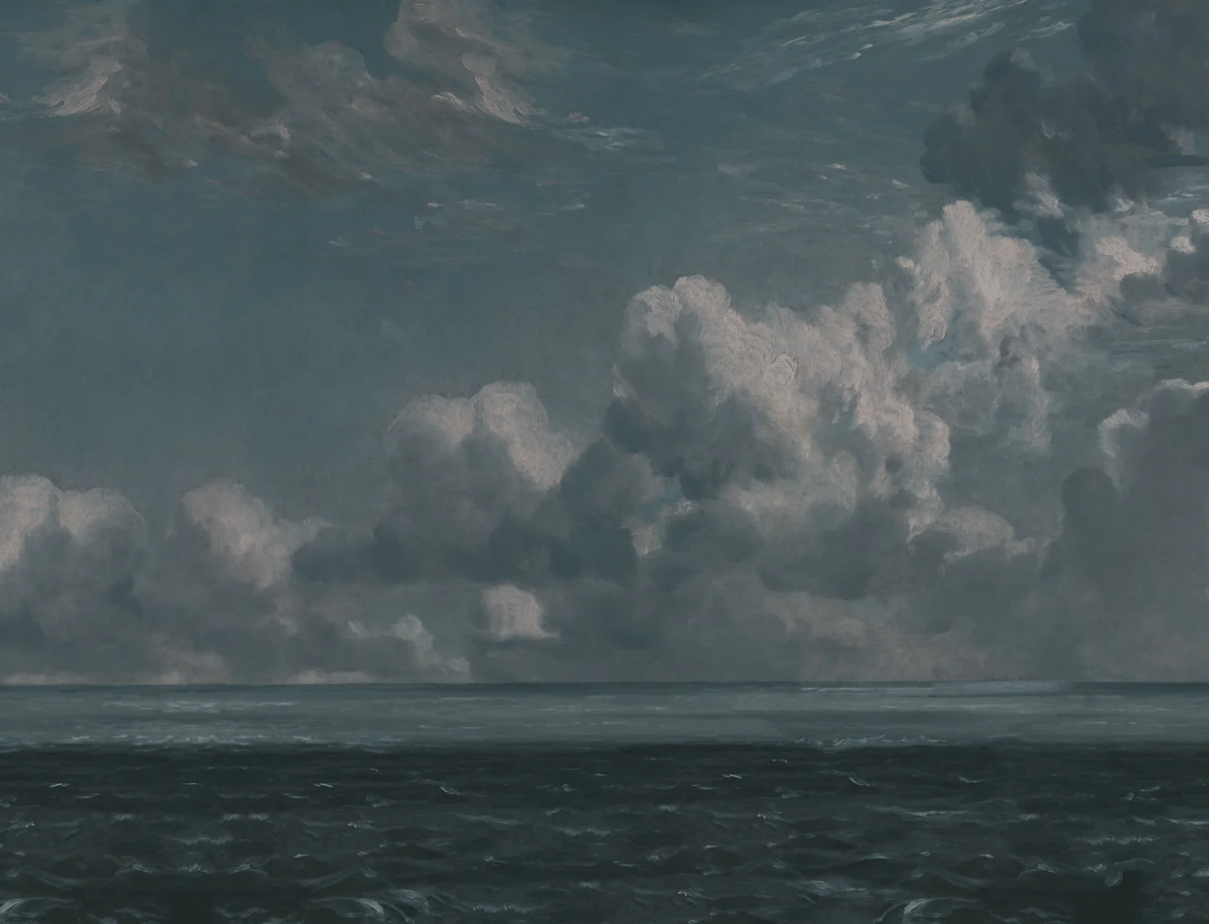Mural de pintura de paisagem marinha de John Constable