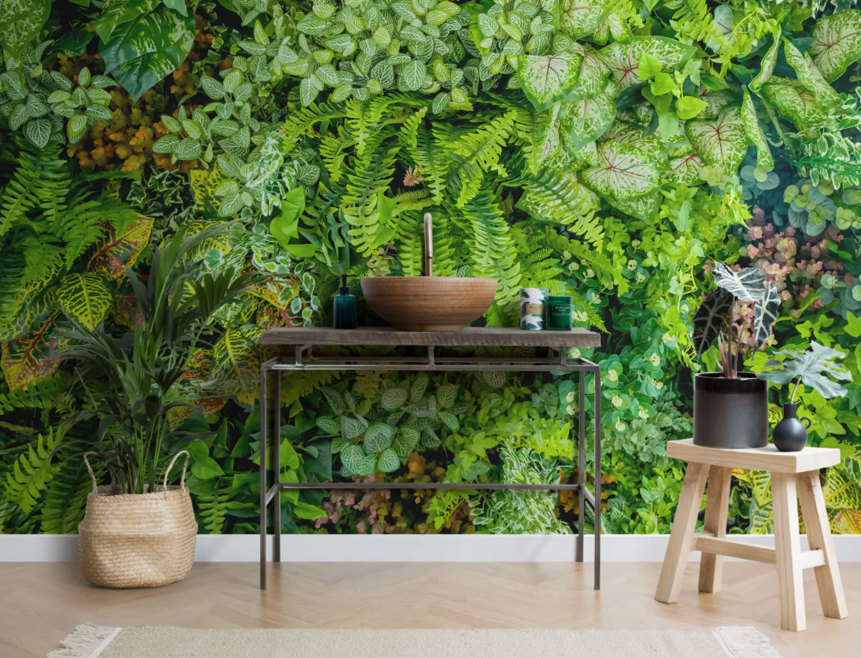 Plant Wall Leaf Wallpaper Mural