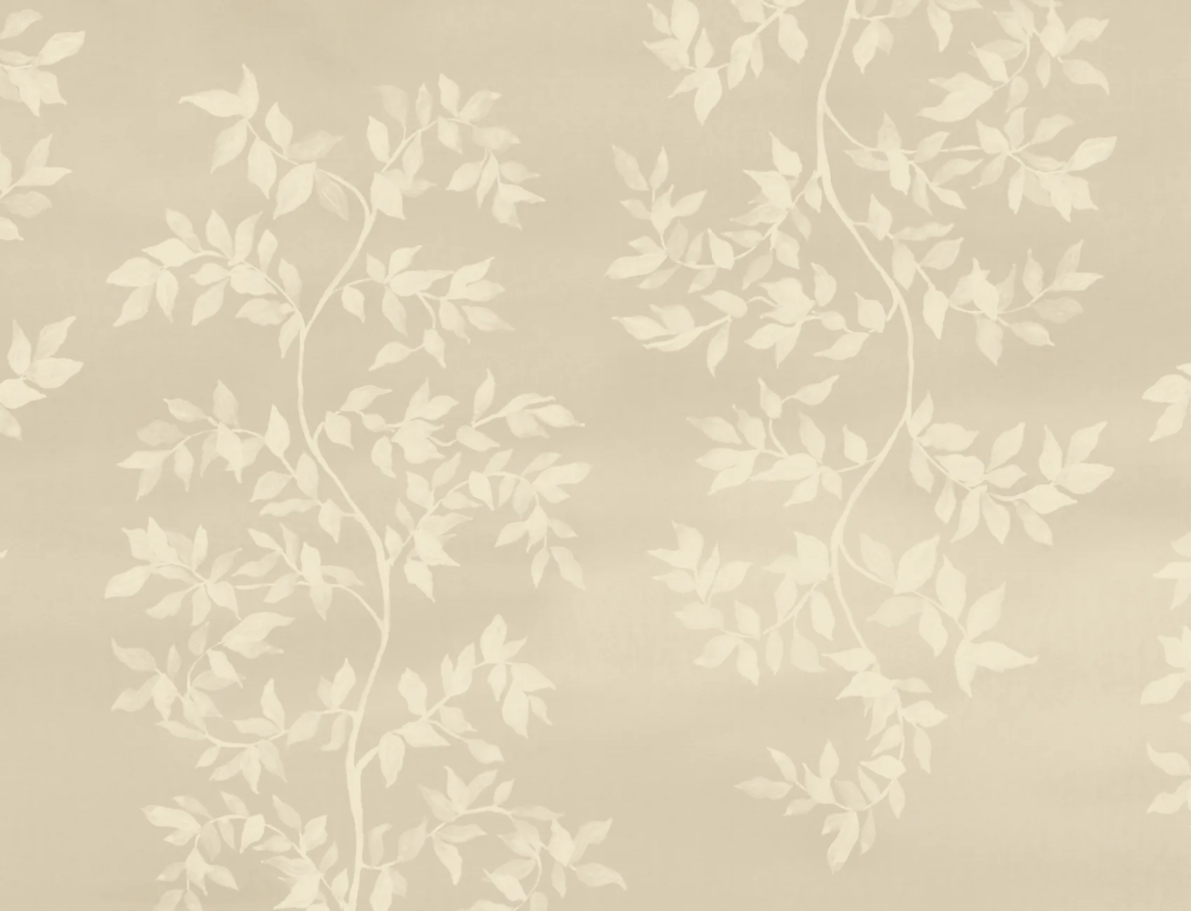 Beige Botanical Elegance Wall Mural For Tranquil Spaces
