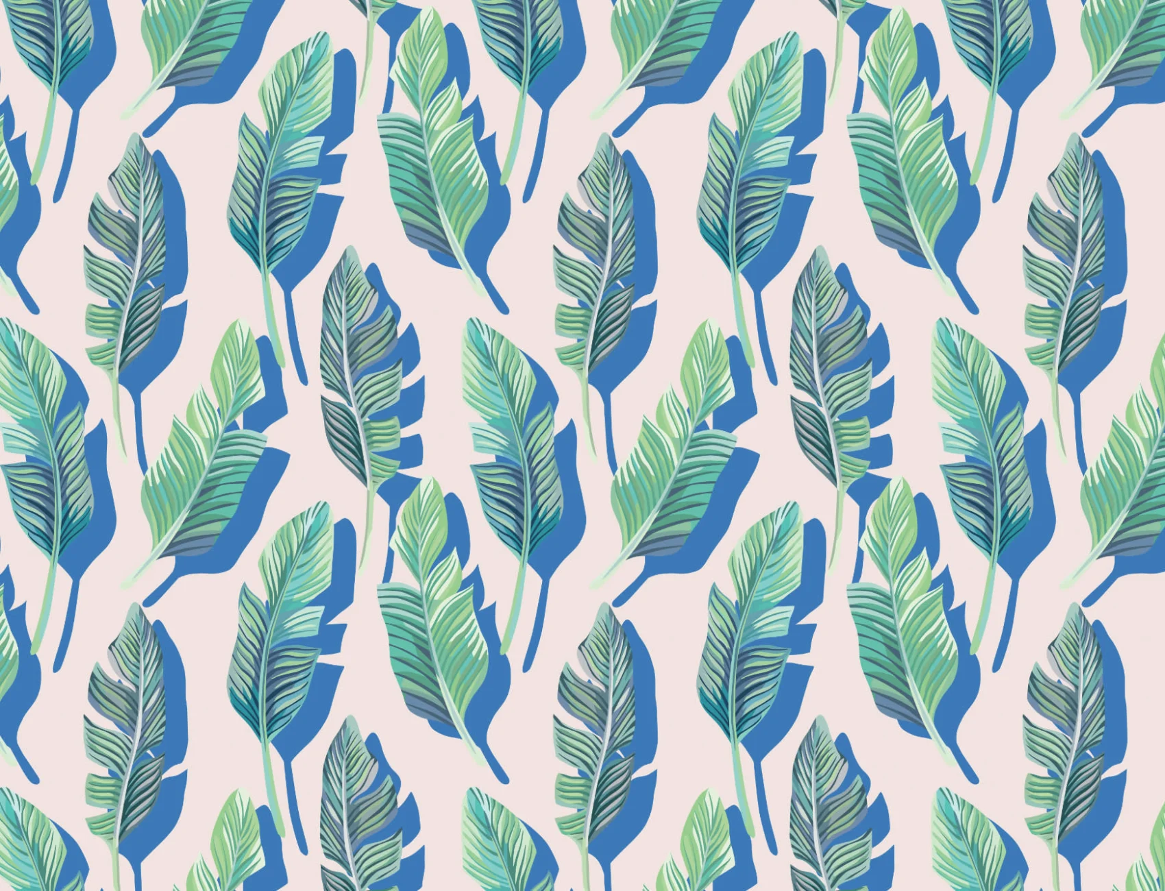 3D Leaf Tropical Wallpaper Mural